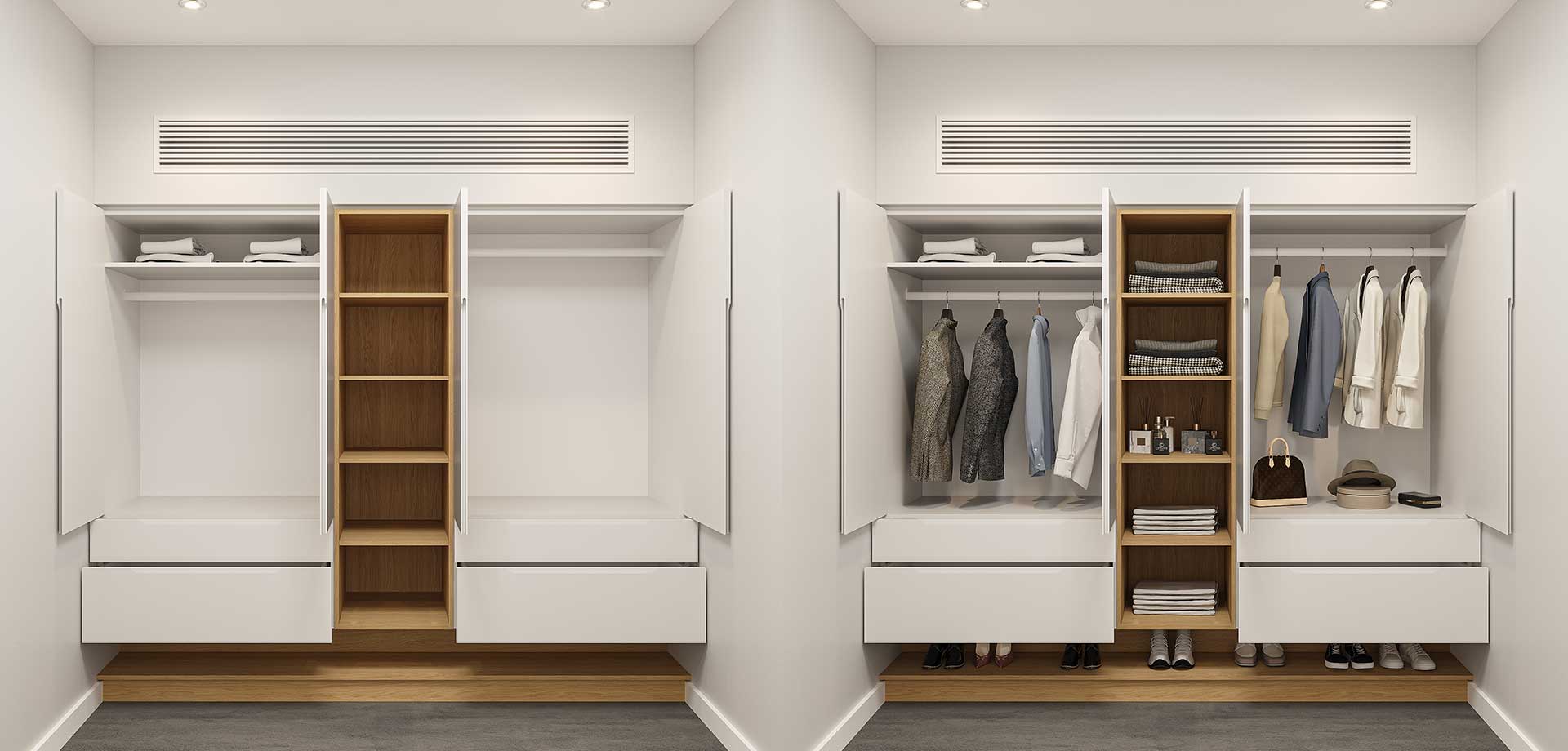 Deconstructed Hinged Wardrobe