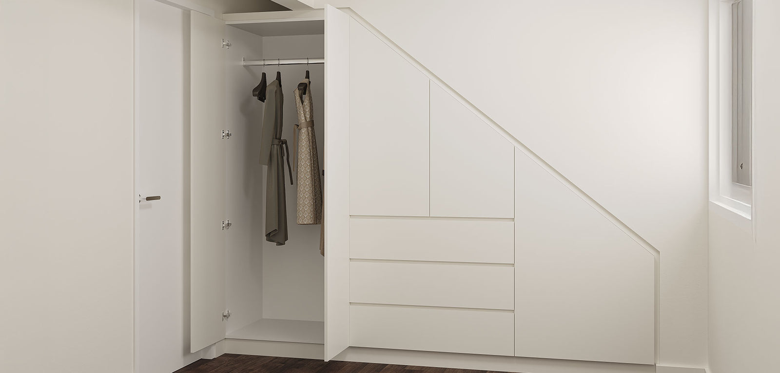 Precision Fit Attic Wardrobe
