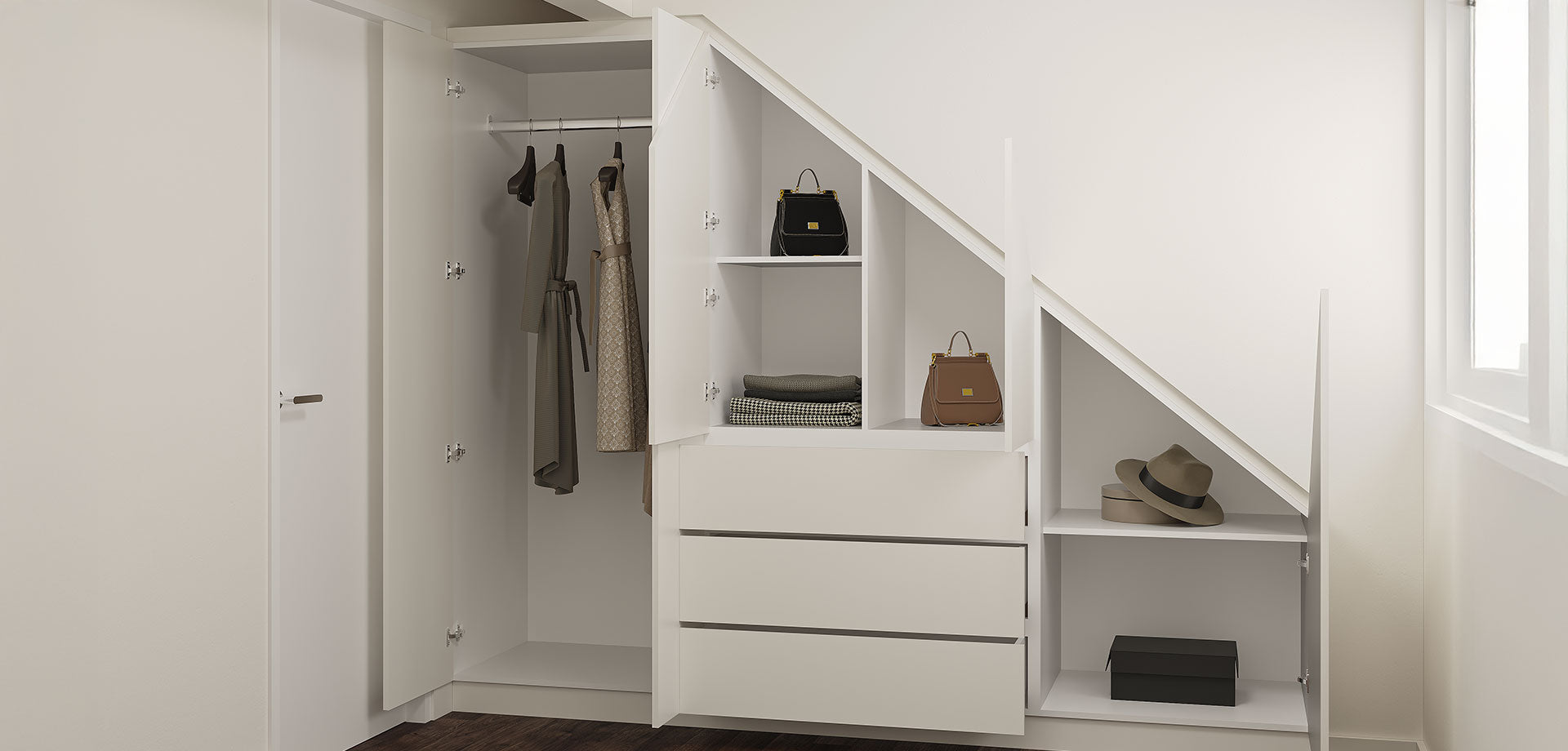 Precision Fit Attic Wardrobe