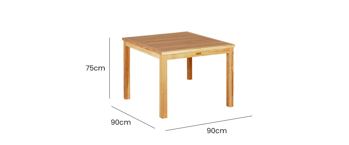 Duke Square Table 90x90