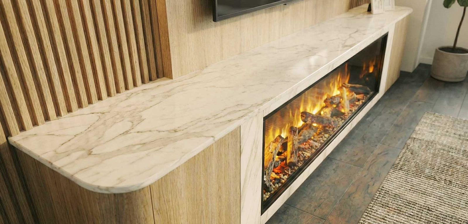 A Fireplace Wall Where Warmth Meets Refined Simplicity