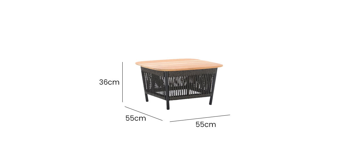Planar Alu Small Coffee Table