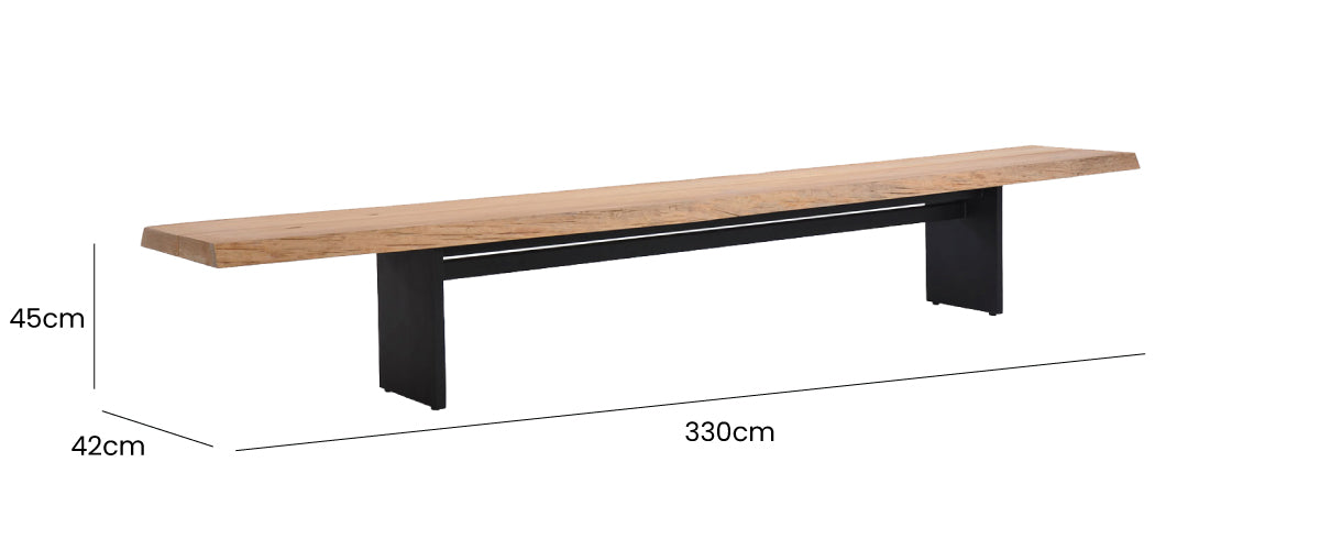 Plank Backless Bench 330
