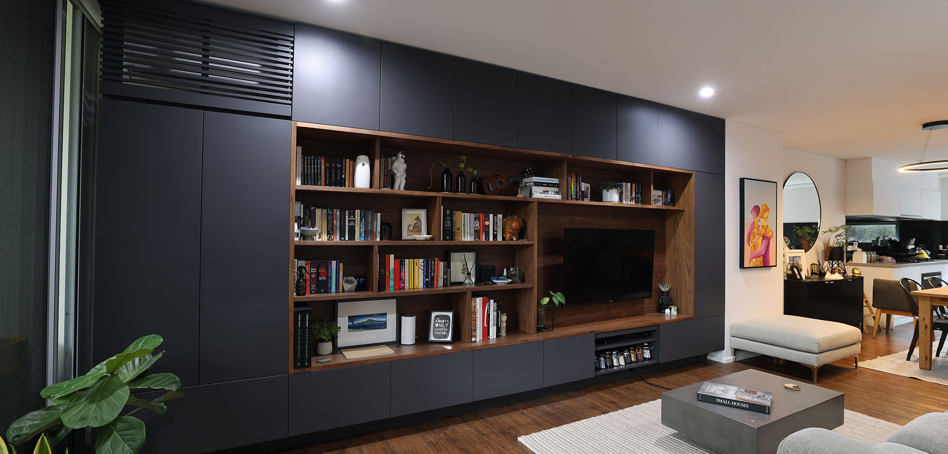 Entertainment & Storage Wall Unit