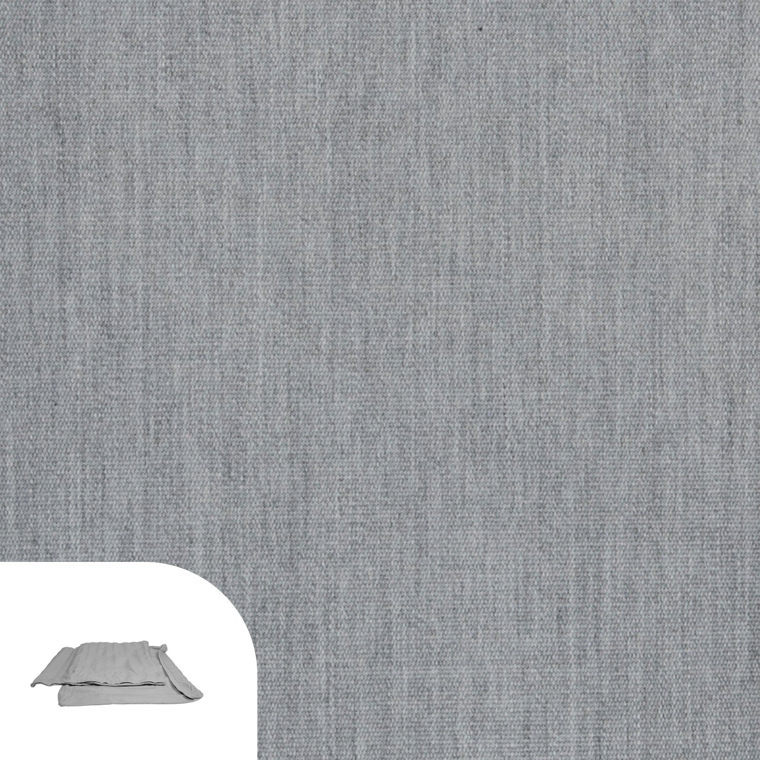 Abacus Alu Lounge Cushion Cover Replacement - Deep Seater / Sunbrella Granite Grey