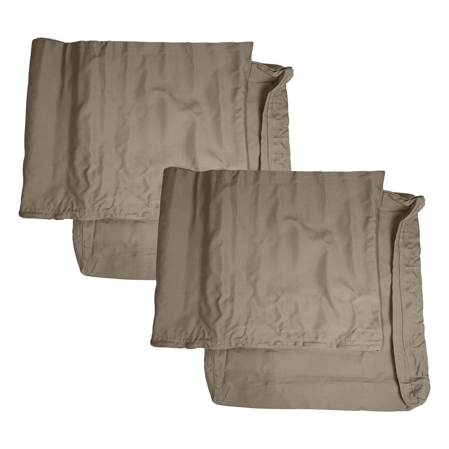 Abacus Alu Lounge Cushion Cover Replacement - Loveseat / Olefin Taupe