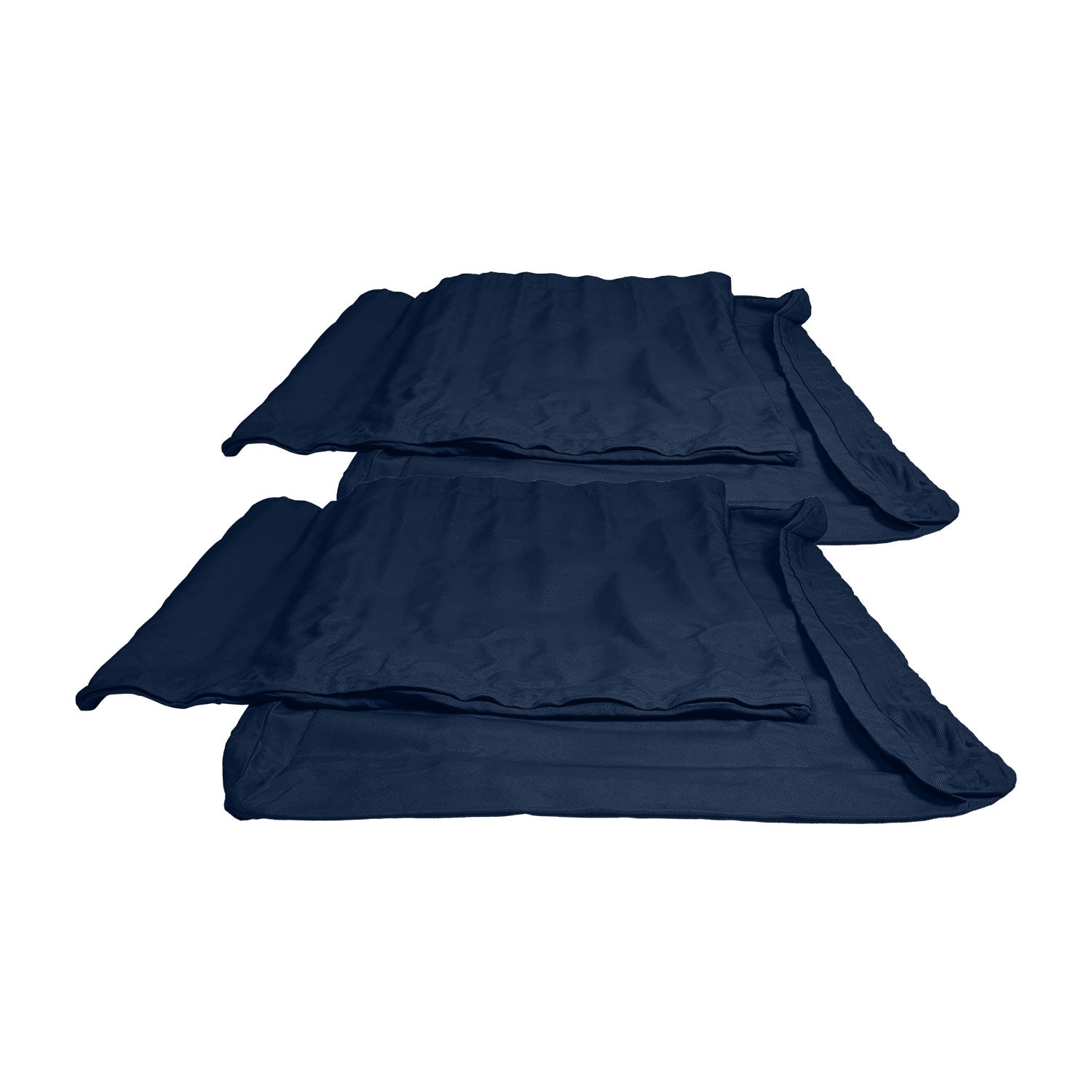 Abacus Alu Lounge Cushion Cover Replacement - Loveseat / Sunbrella Navy