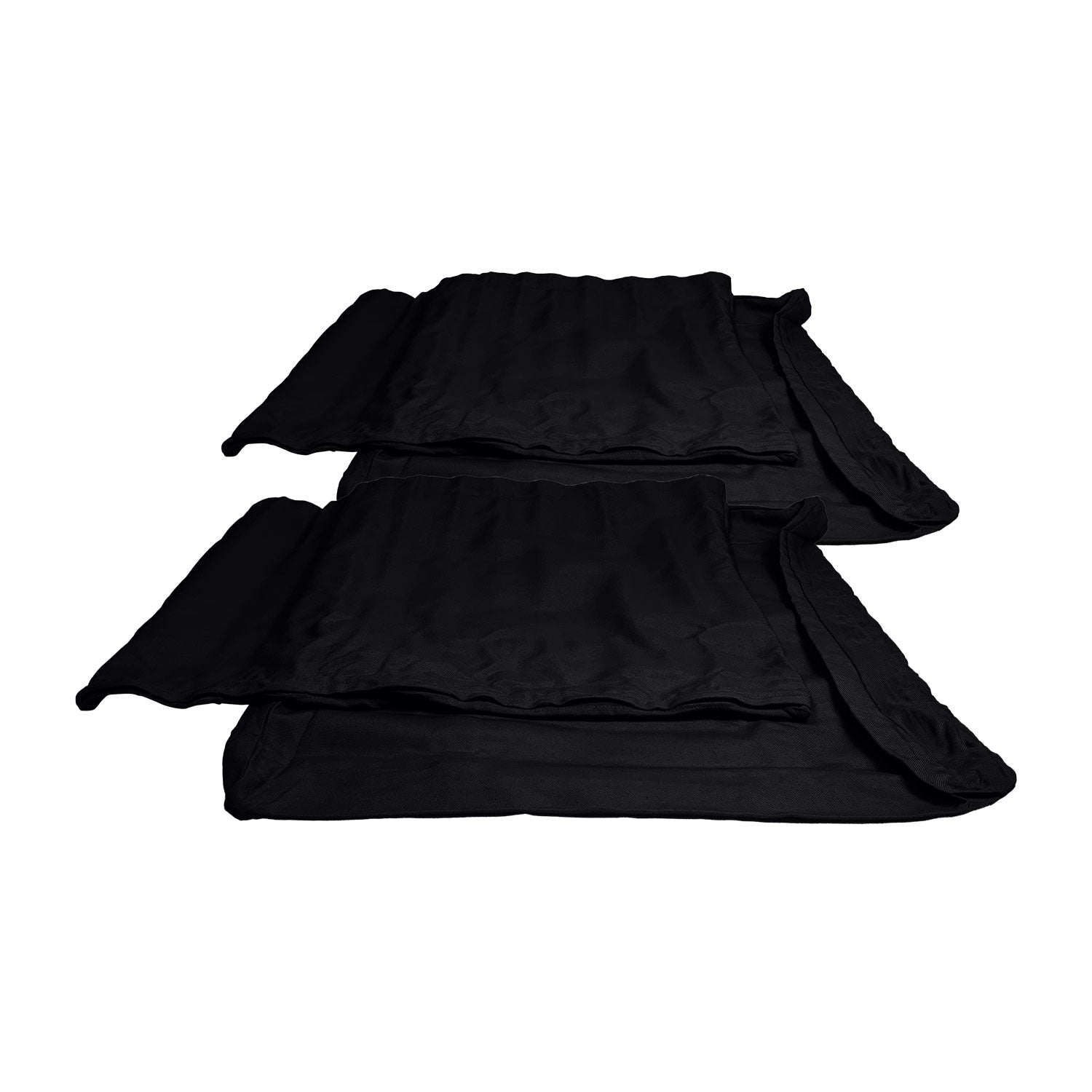 Abacus Alu Lounge Cushion Cover Replacement - Loveseat / Sunbrella Raven Black