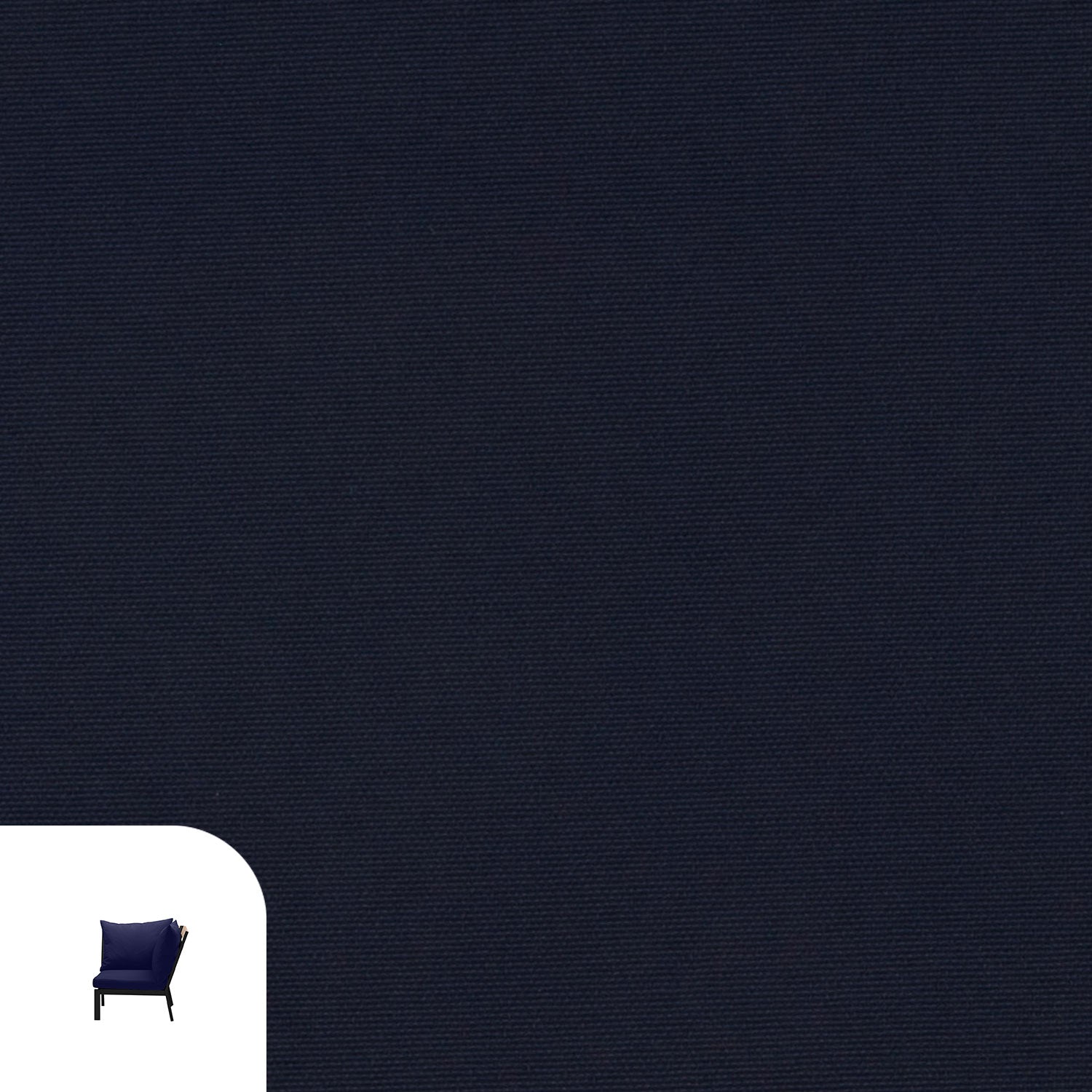 Abacus Alu Lounge Cushion Cover Replacement - Corner / Olefin Navy