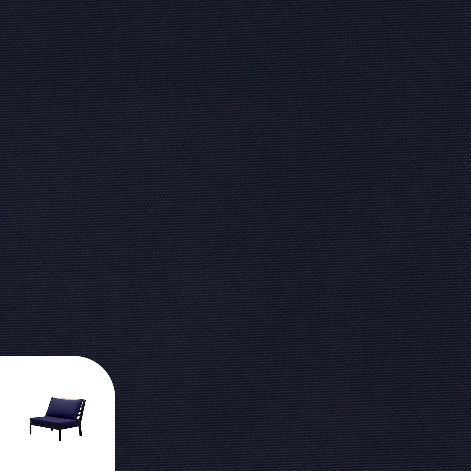 Abacus Alu Lounge Cushion Cover Replacement - Middle / Olefin Navy