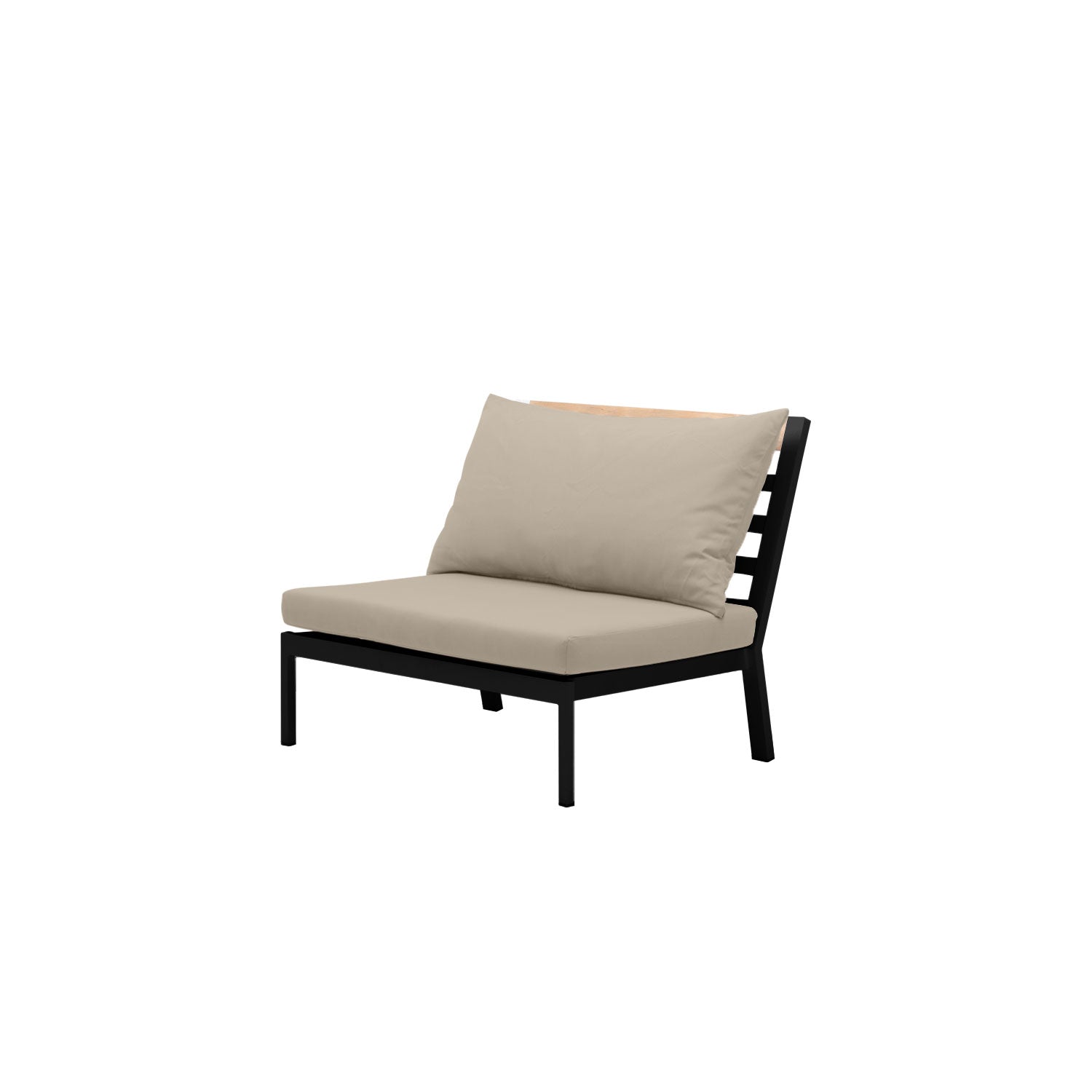 Abacus Alu Outdoor Midsection Black - Olefin Taupe
