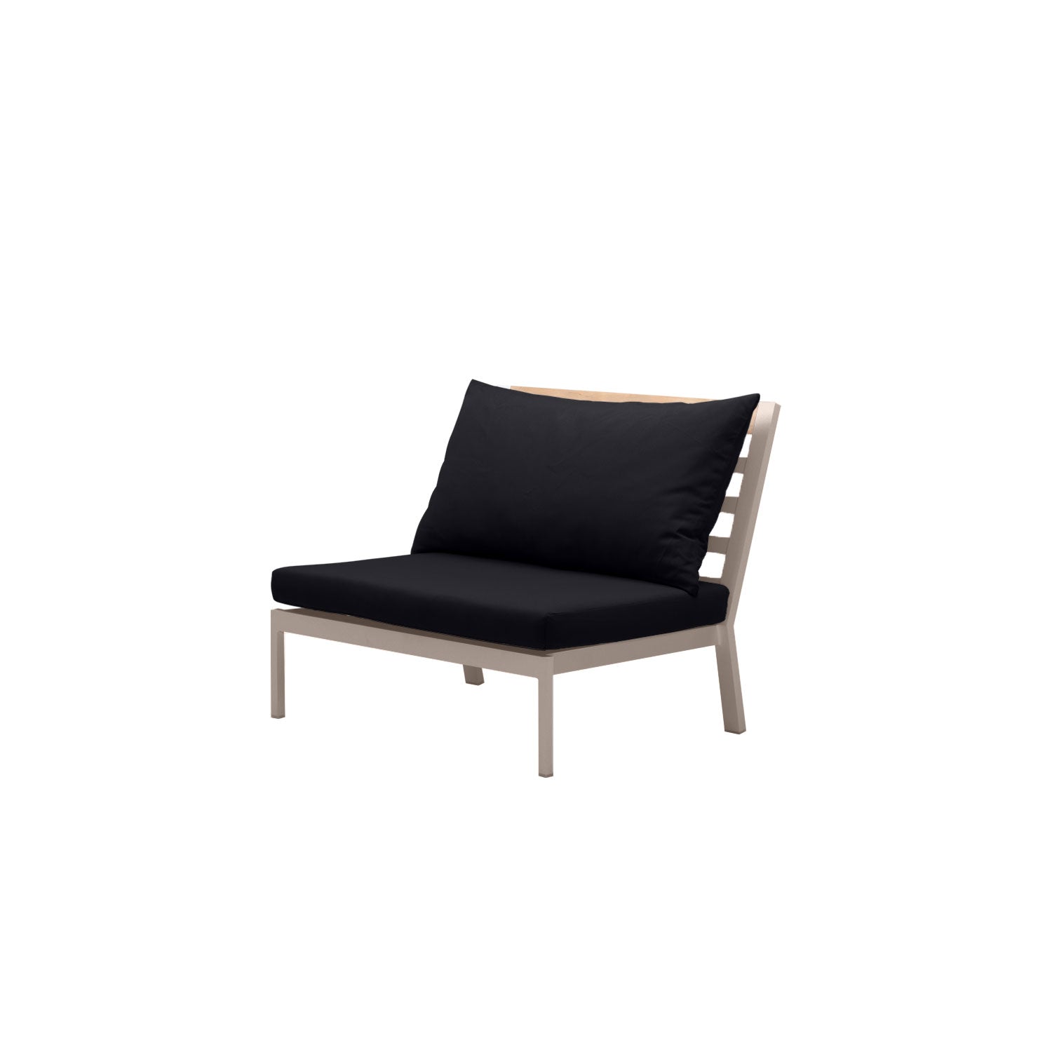 Abacus Alu Outdoor Midsection Taupe - Olefin Black