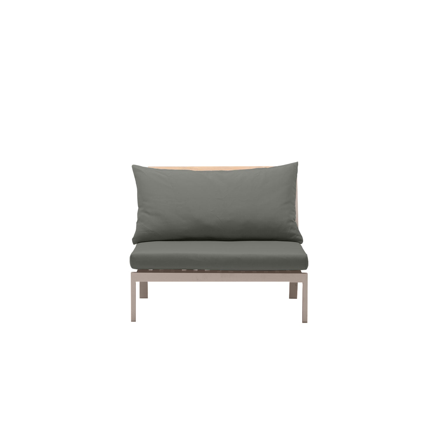 Abacus Alu Outdoor Midsection Taupe - Olefin Charcoal