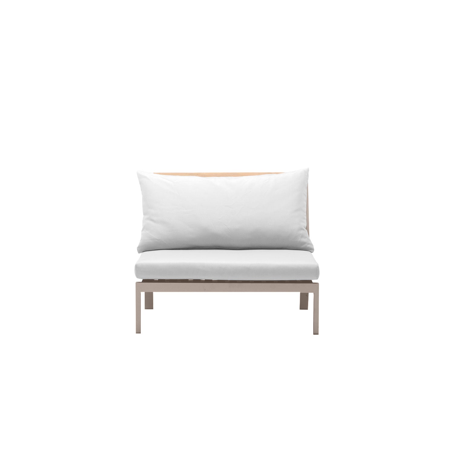 Abacus Alu Outdoor Midsection Taupe - Olefin White