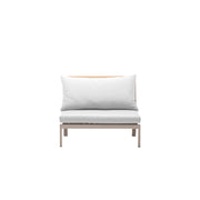 Abacus Alu Outdoor Midsection Taupe - Olefin White