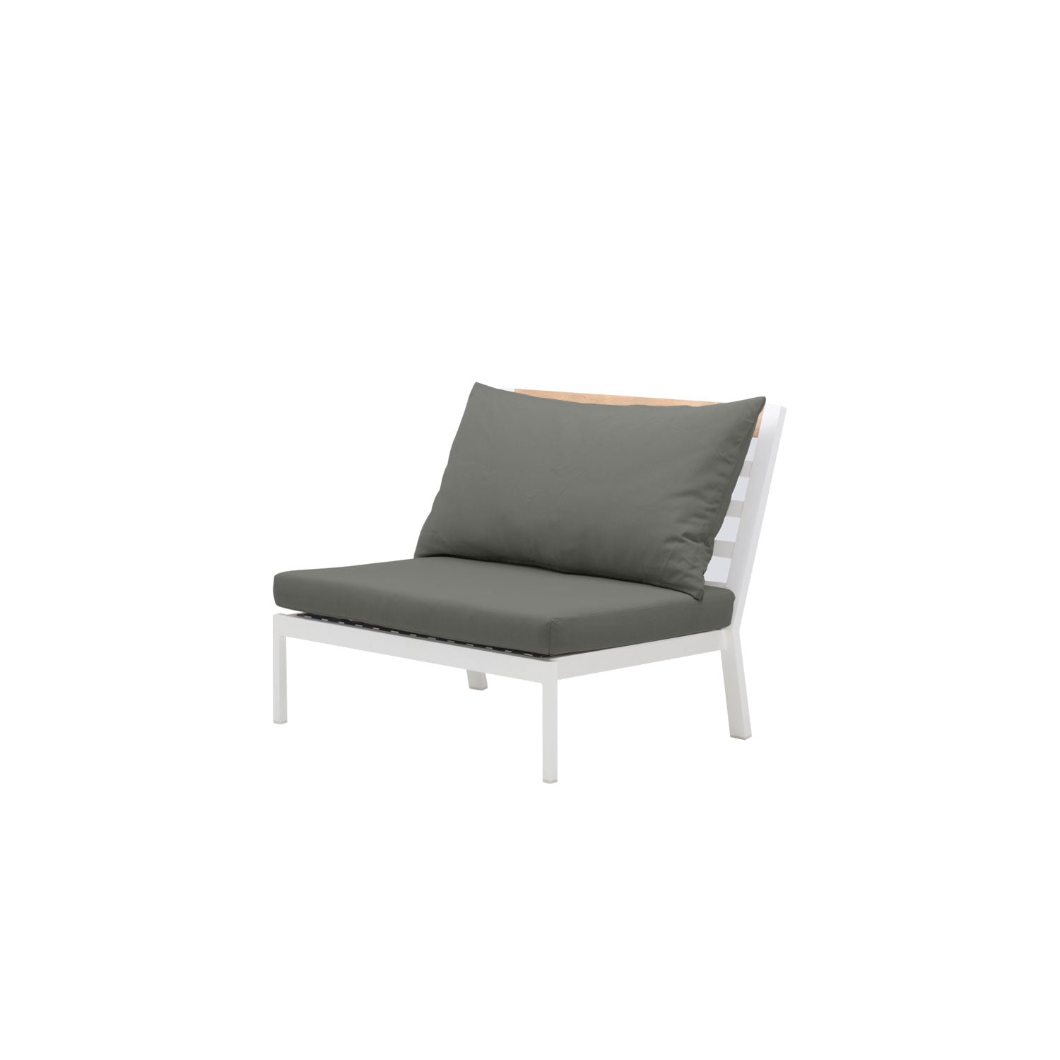 Abacus Alu Outdoor Midsection White - Olefin Charcoal