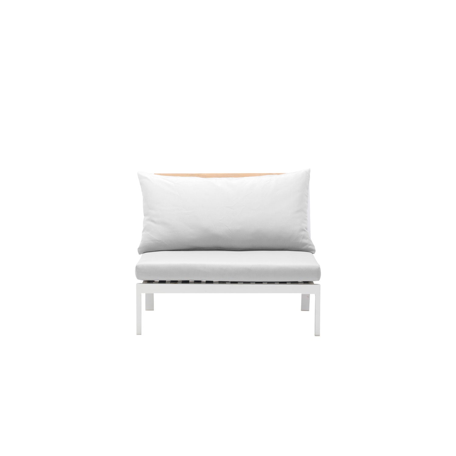 Abacus Alu Outdoor Midsection White - Sunbrella White