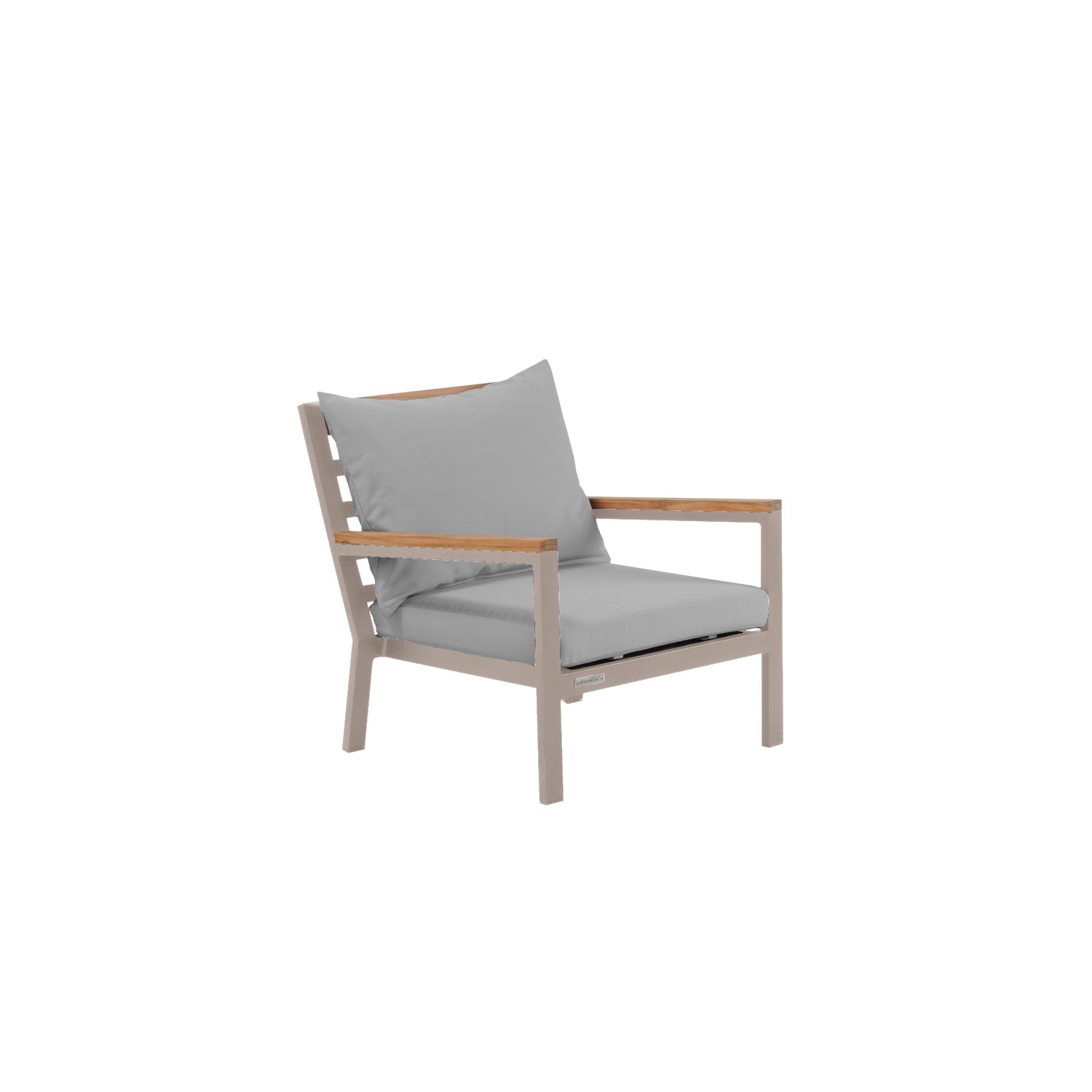 Abacus Alu Deep Seater Taupe - Olefin Grey