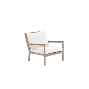 Abacus Alu Deep Seater Taupe - Olefin White