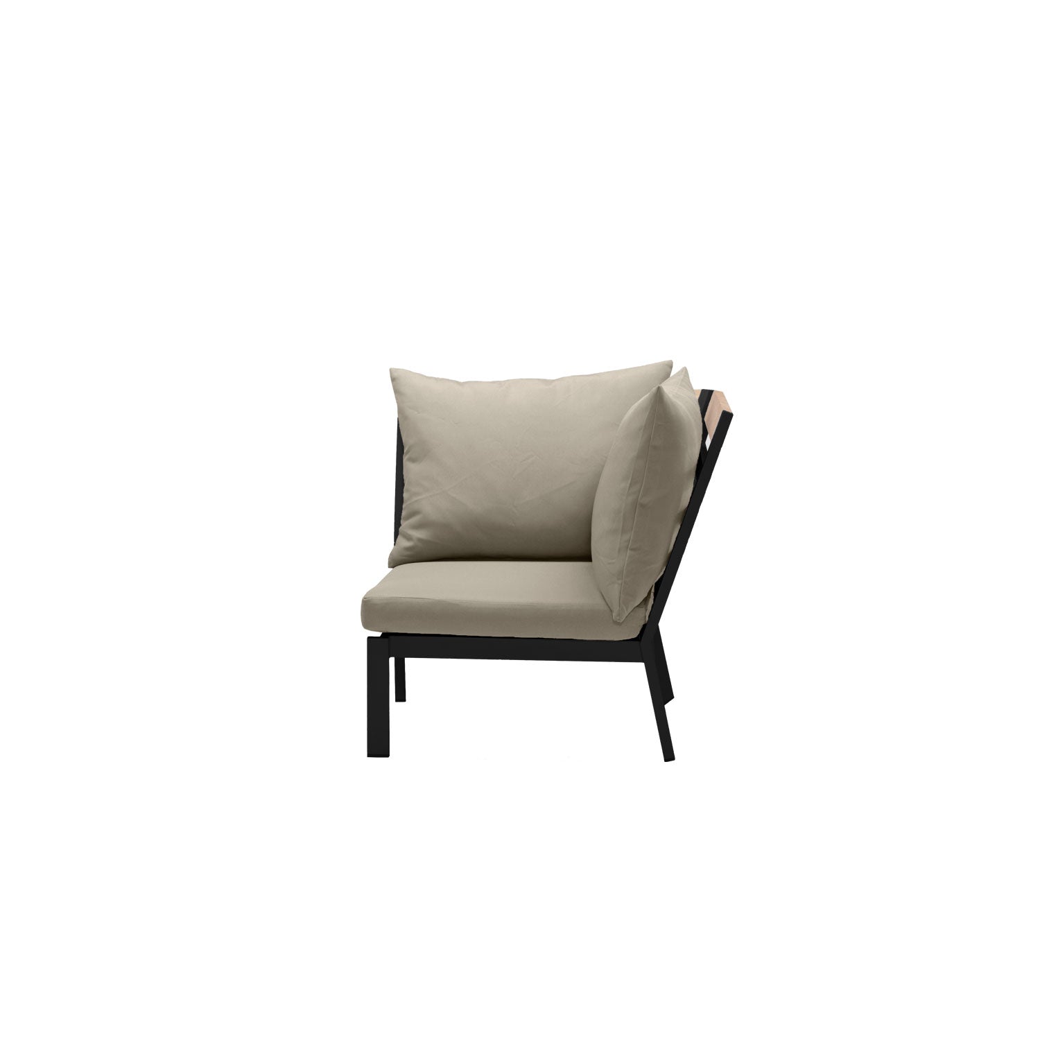 Abacus Alu Corner Black - Olefin Taupe