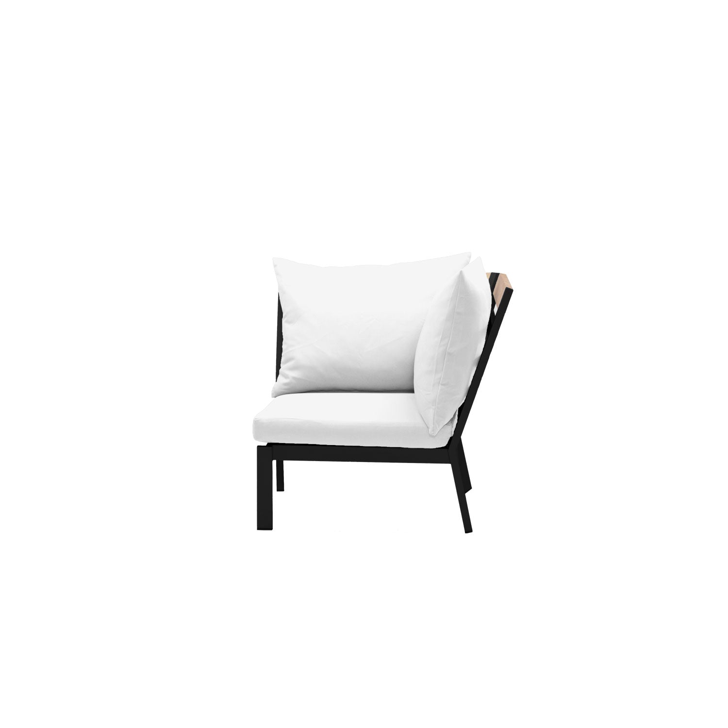Abacus Alu Corner Black - Olefin White