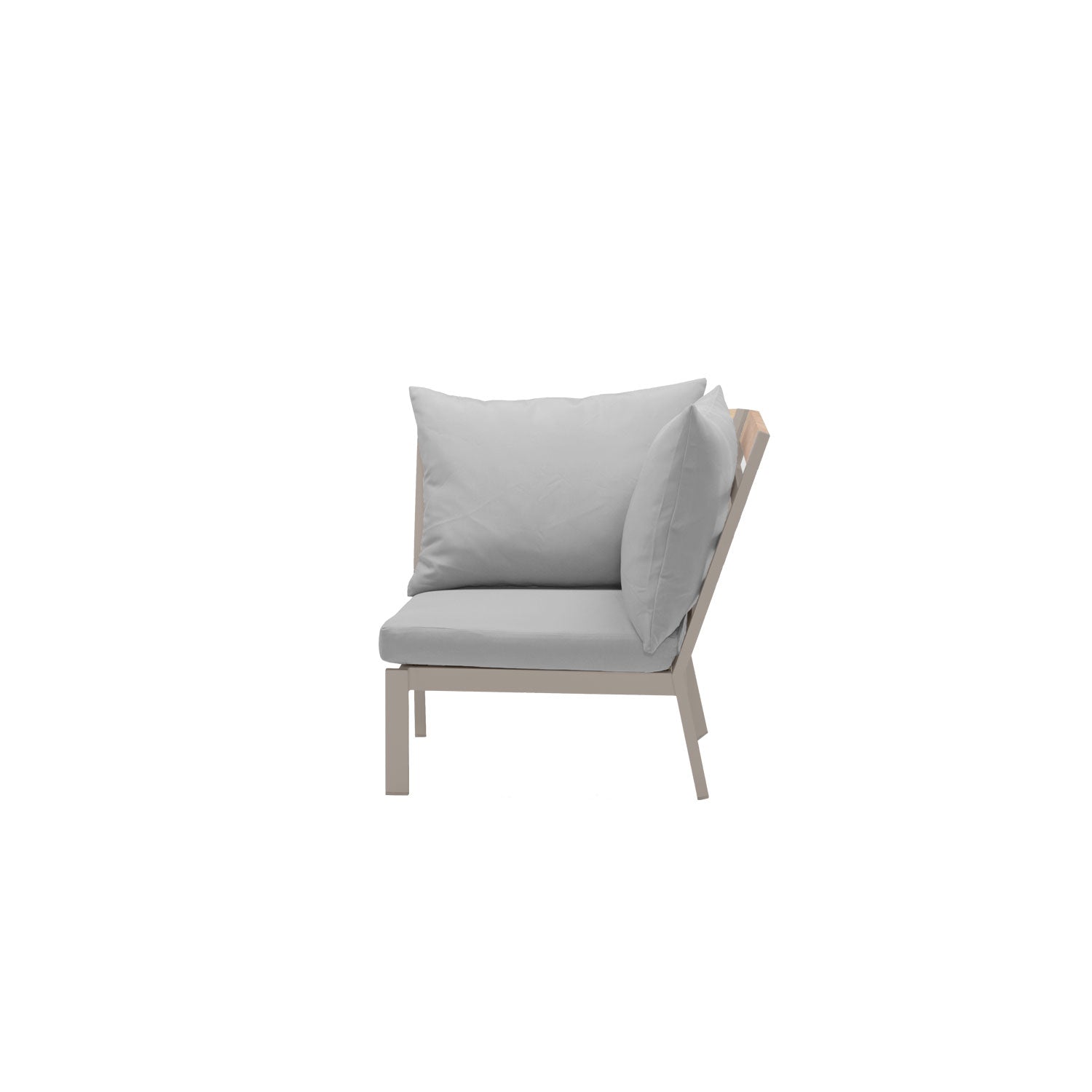 Abacus Alu Corner Taupe - Olefin Grey