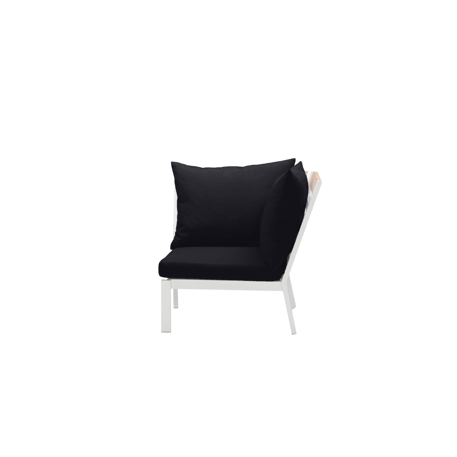 Abacus Alu Corner White - Olefin Black