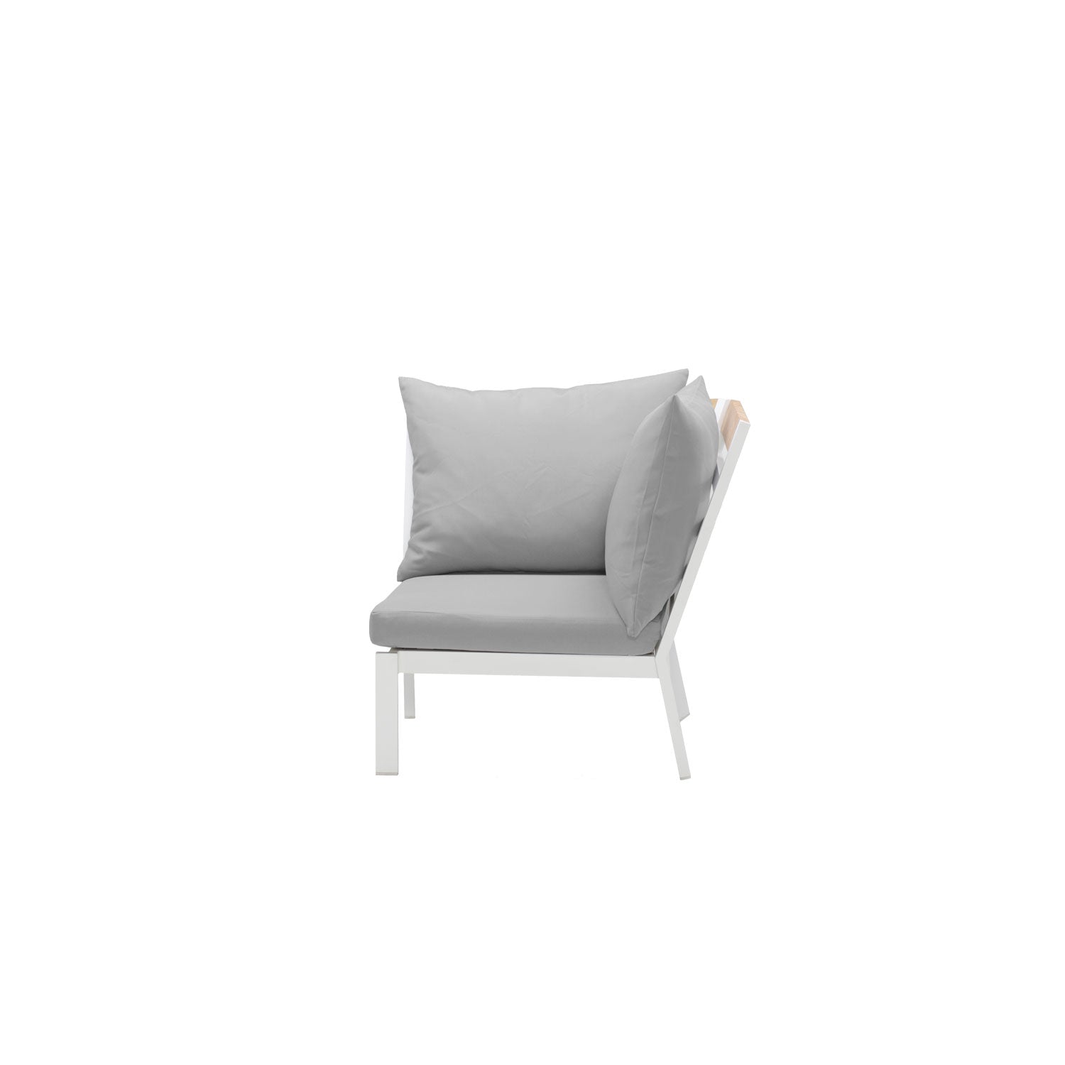 Abacus Alu Corner White - Olefin Grey