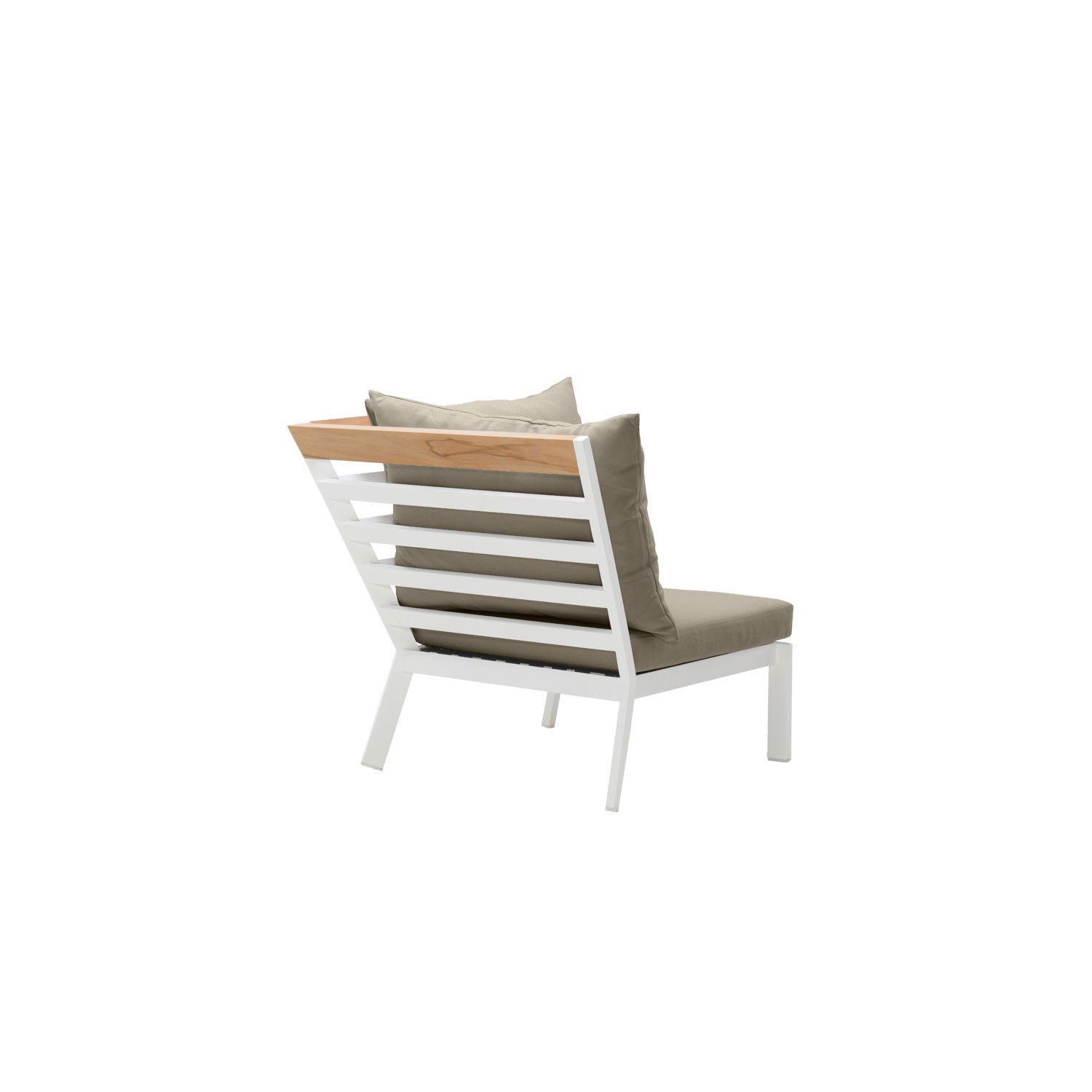 Abacus Alu Corner White - Olefin Taupe