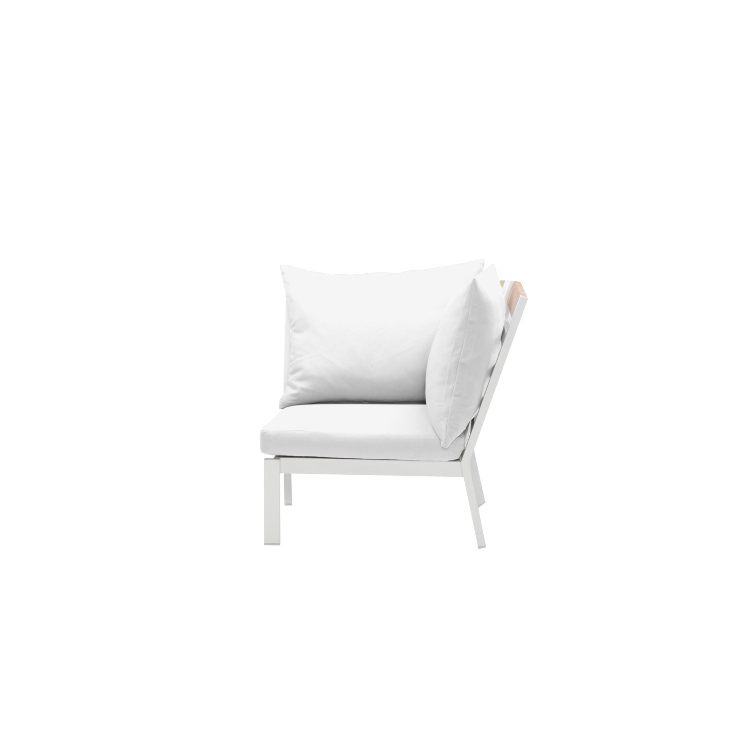 Abacus Alu Corner White - Olefin White
