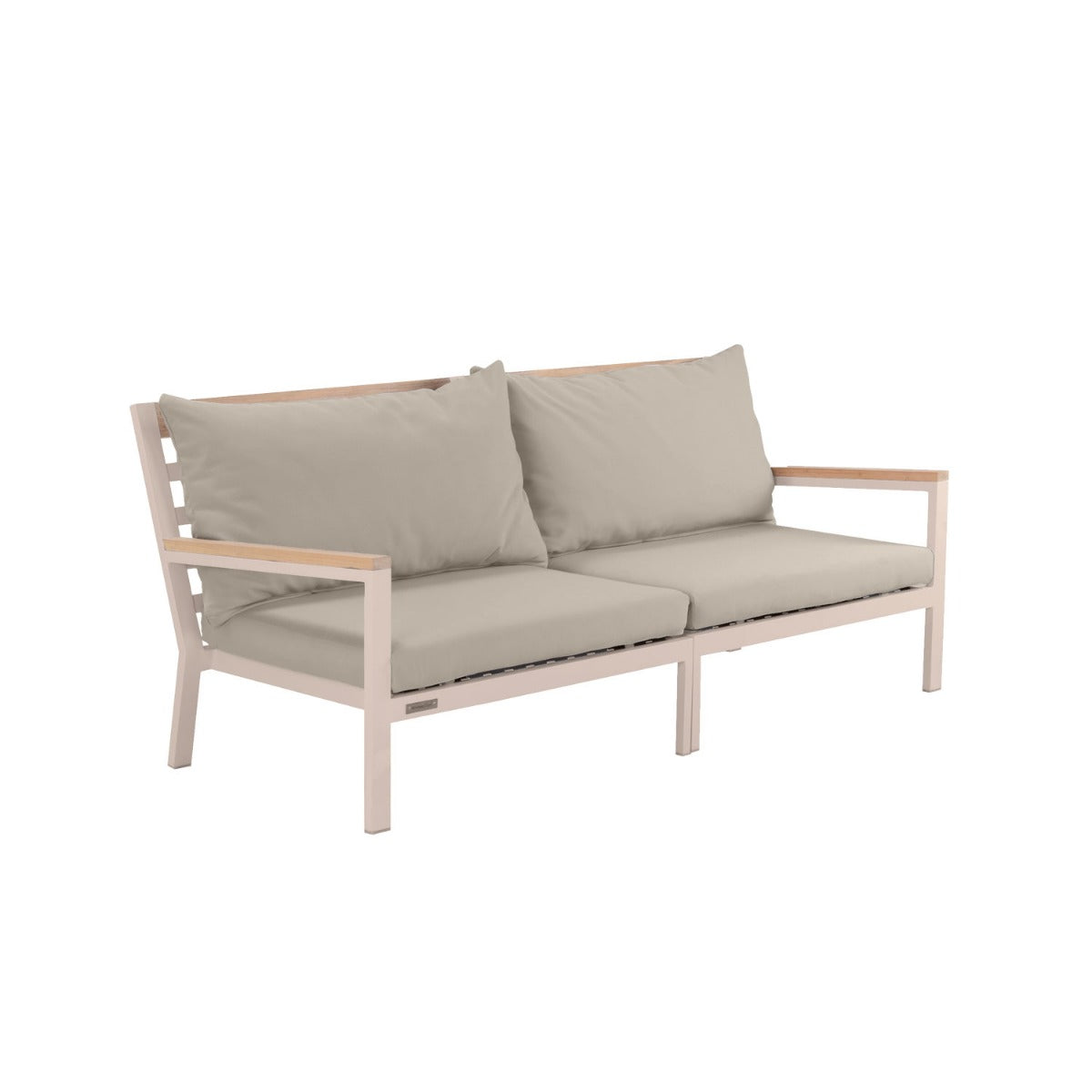 Abacus Alu Outdoor Sofa Taupe - L194 - 3 Seater / Sunbrella Taupe