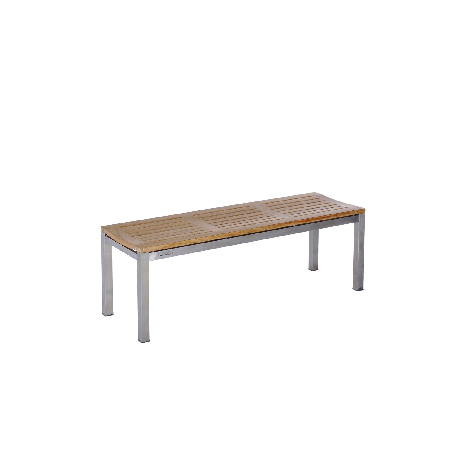 Abacus SS Backless Bench - L130 - 2 Seater
