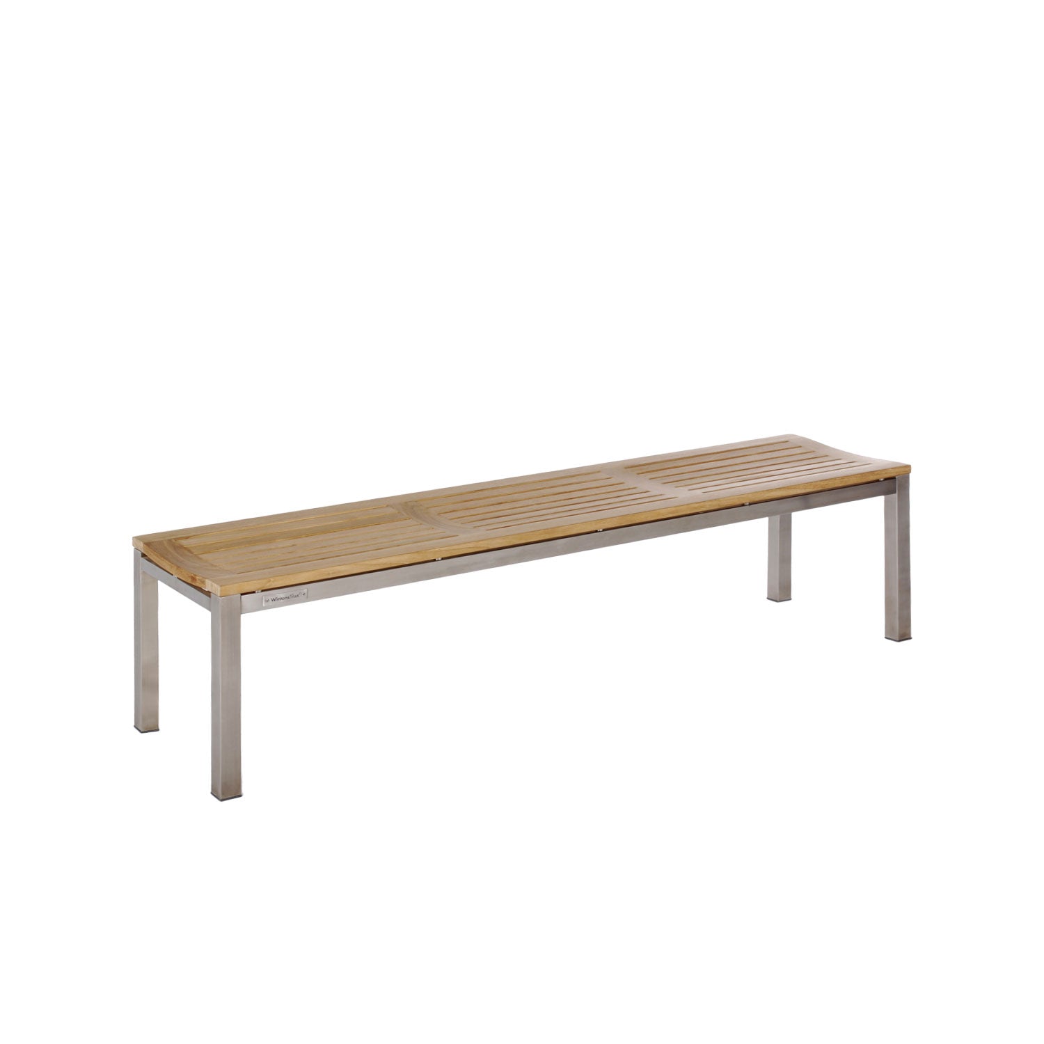 Abacus SS Backless Bench - L180 - 3 Seater