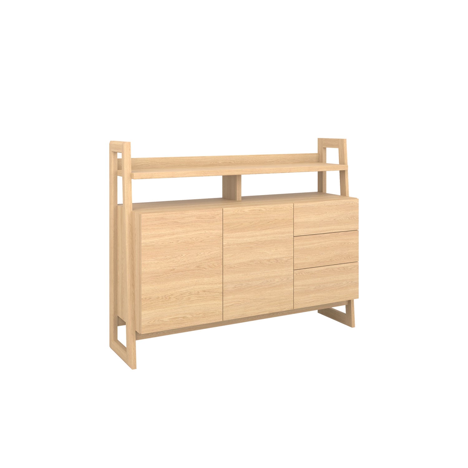 Alto Buffet 140 Oak - Solid Oak