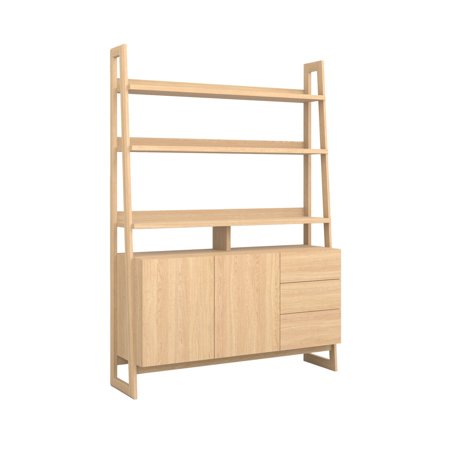 Alto Buffet Bookcase 140 Oak