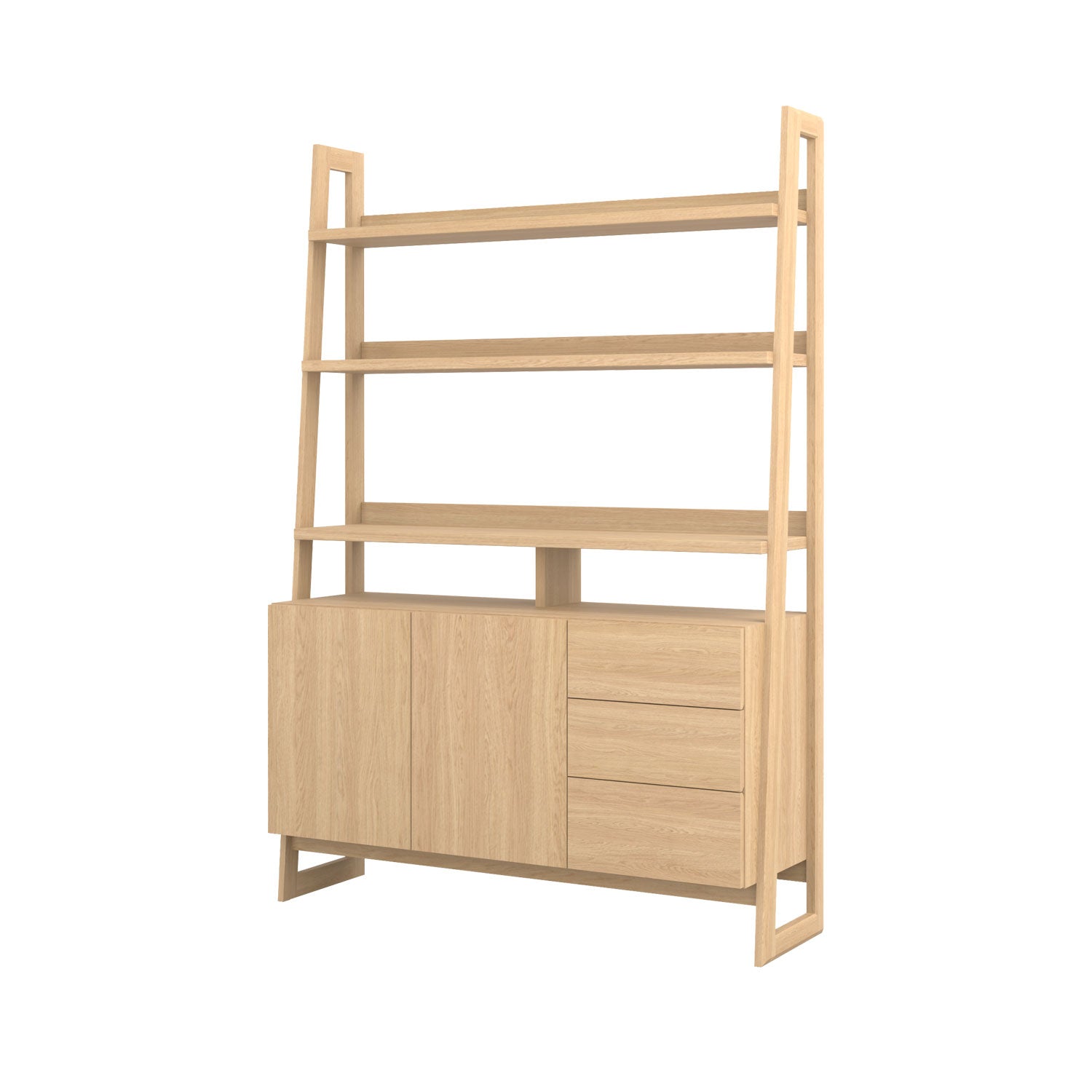 Alto Buffet Bookcase 140 Oak