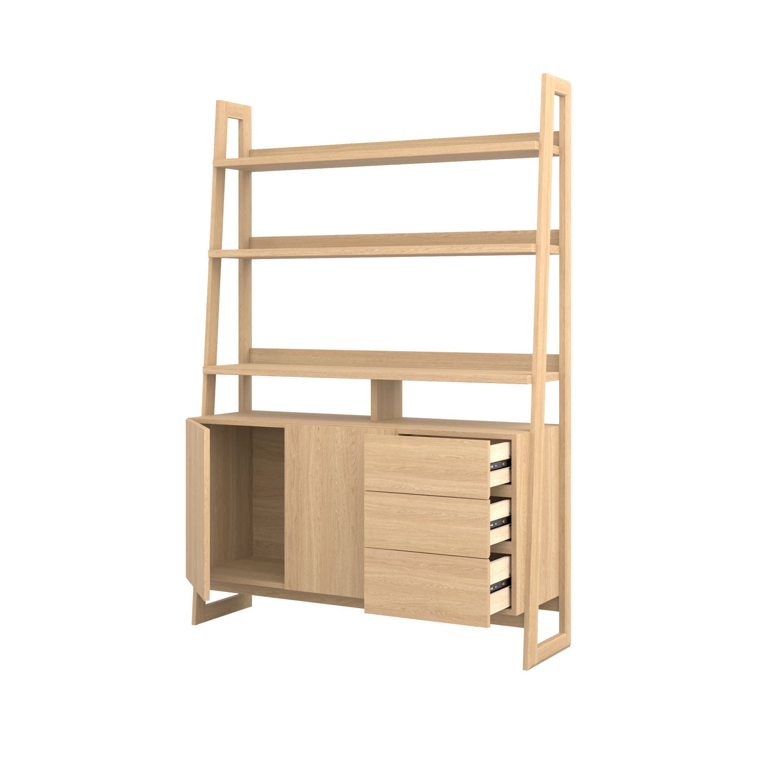 Alto Buffet Bookcase 140 Oak
