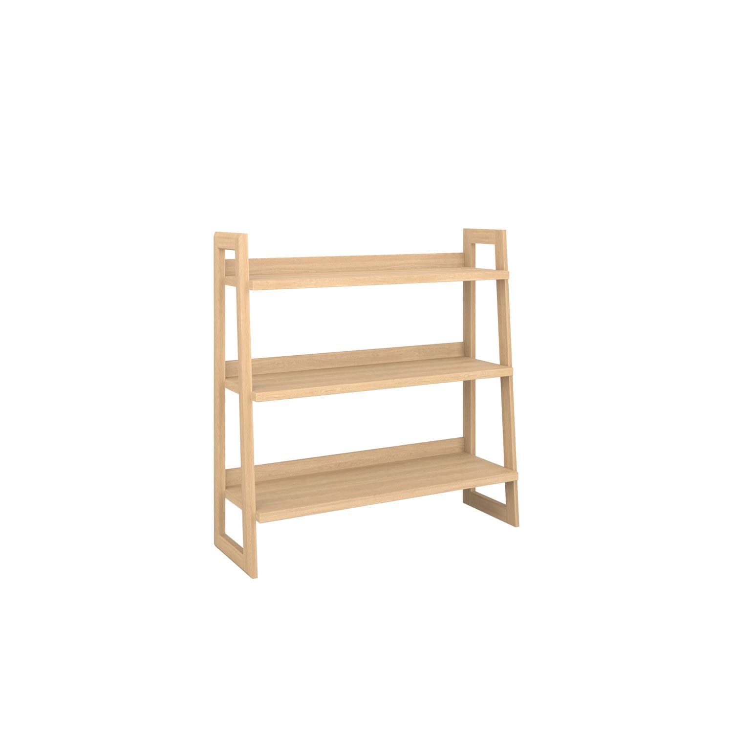 Alto Low Bookcase Oak - W110cm