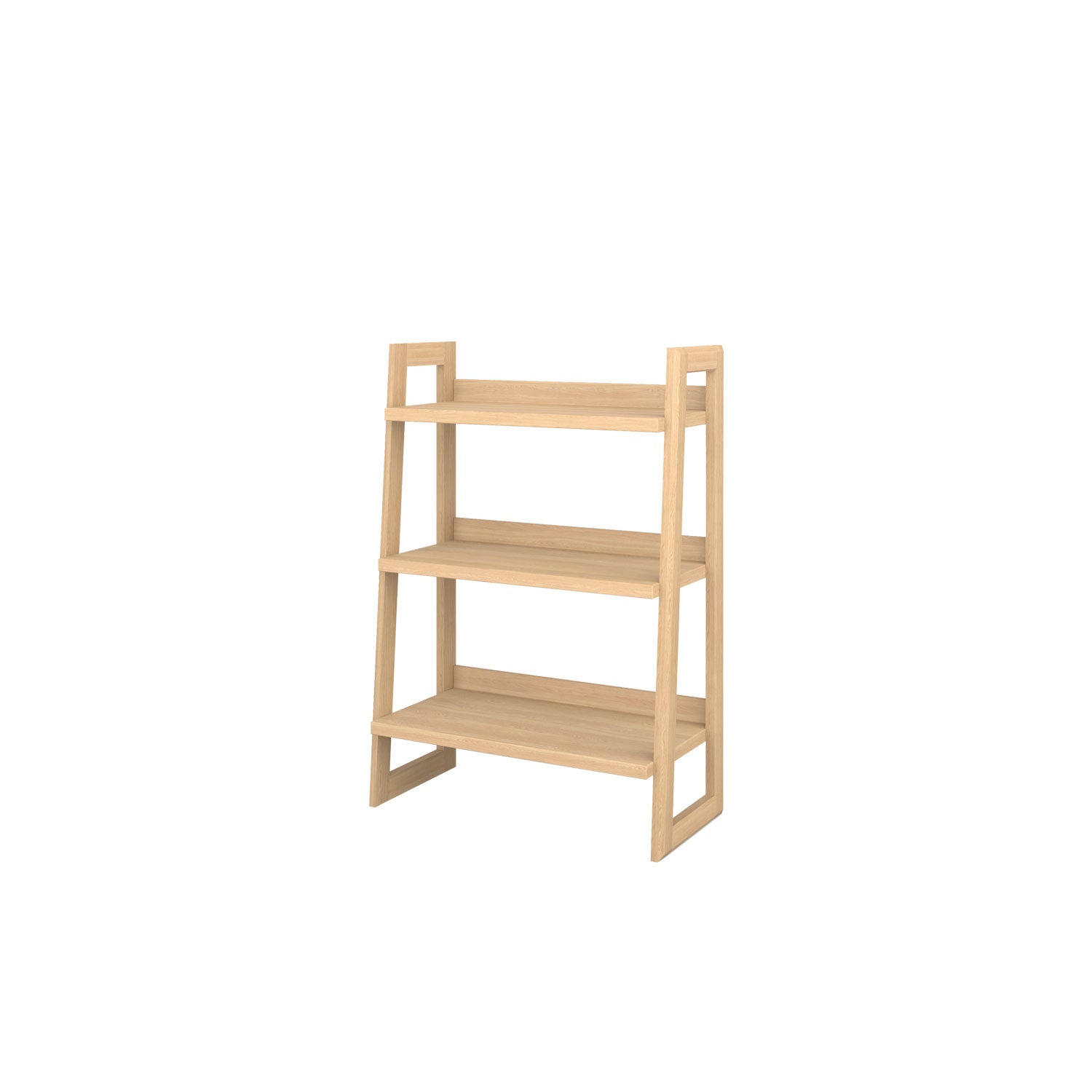Alto Low Bookcase Oak - W80cm