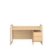 Alto Study Desk - Oak/Oak