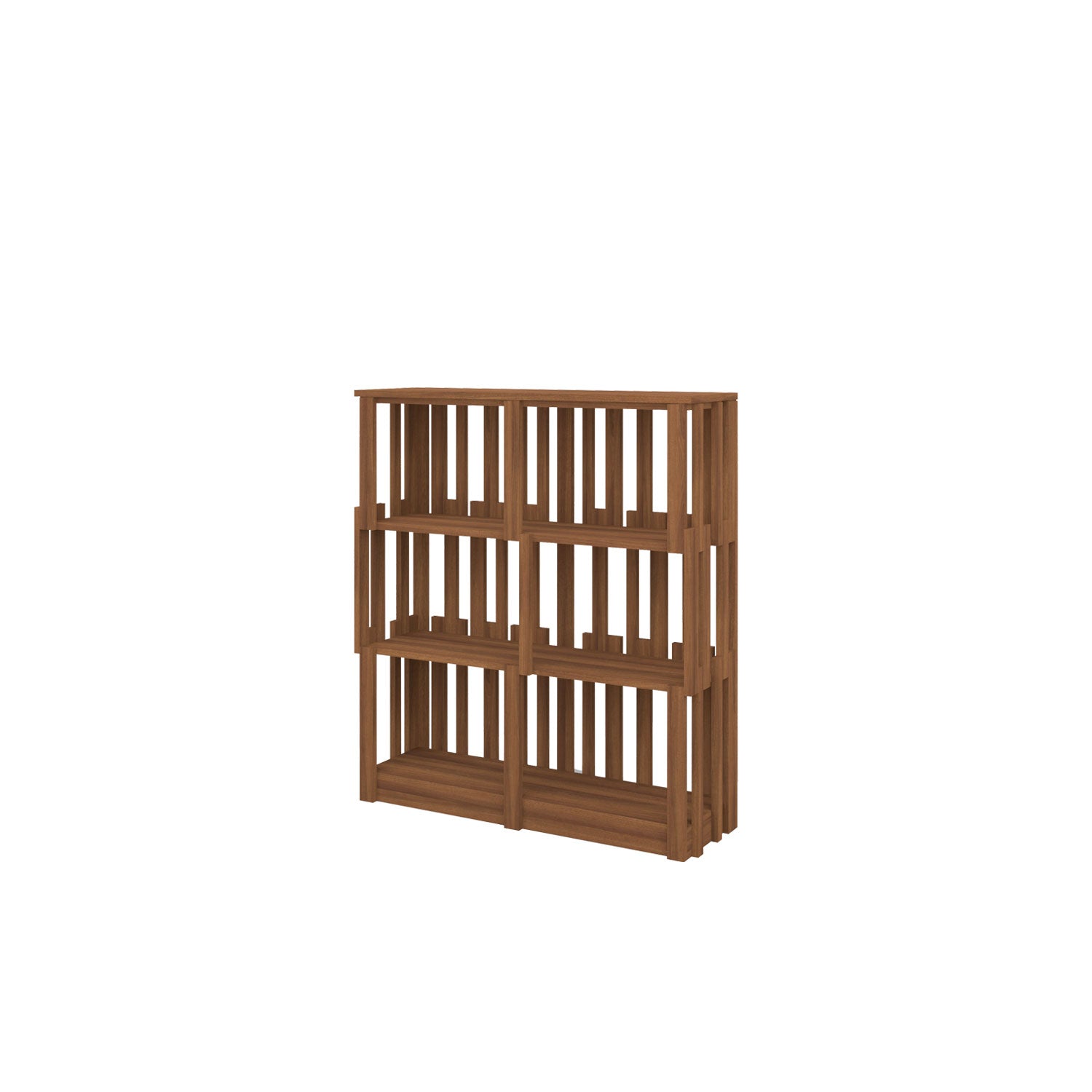 Anca Low Bookcase Teak - W100cm