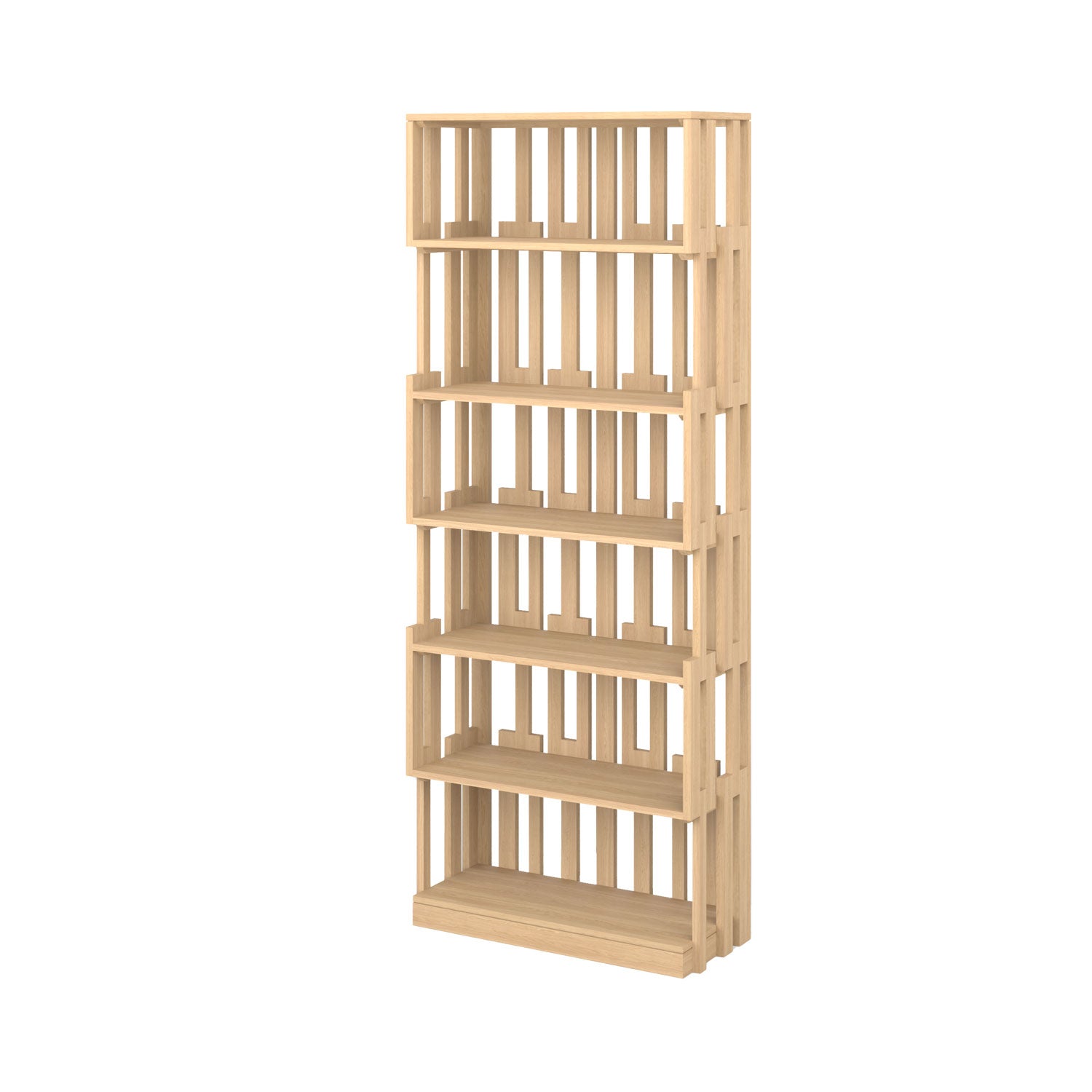 Anca Bookcase Oak - W80cm