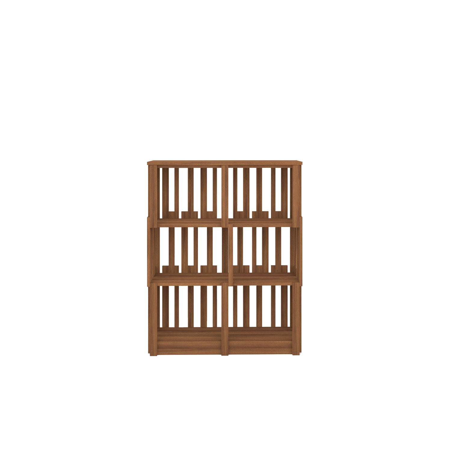 Anca Low Bookcase Teak - W80cm