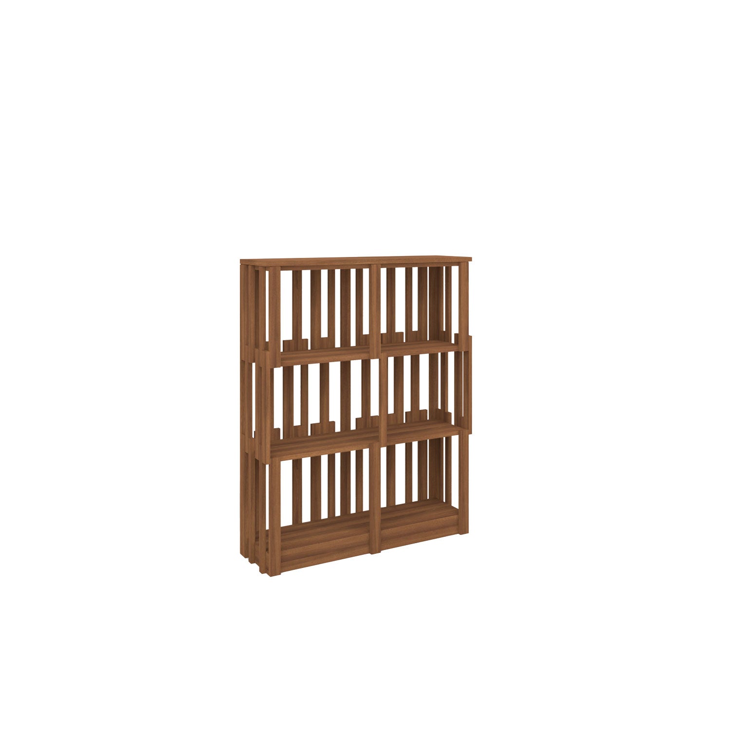 Anca Low Bookcase Teak - W80cm