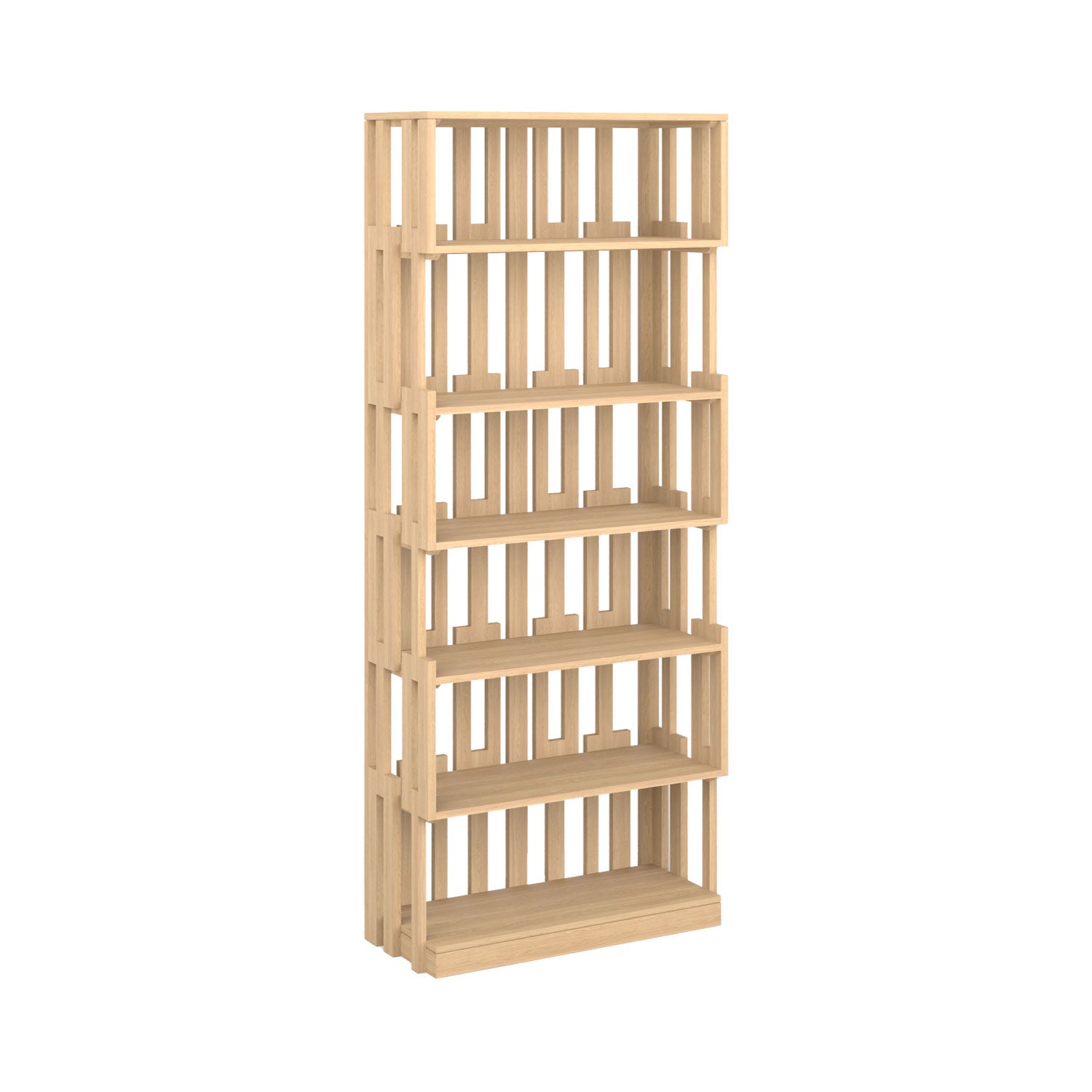 Anca Bookcase Oak - W90cm