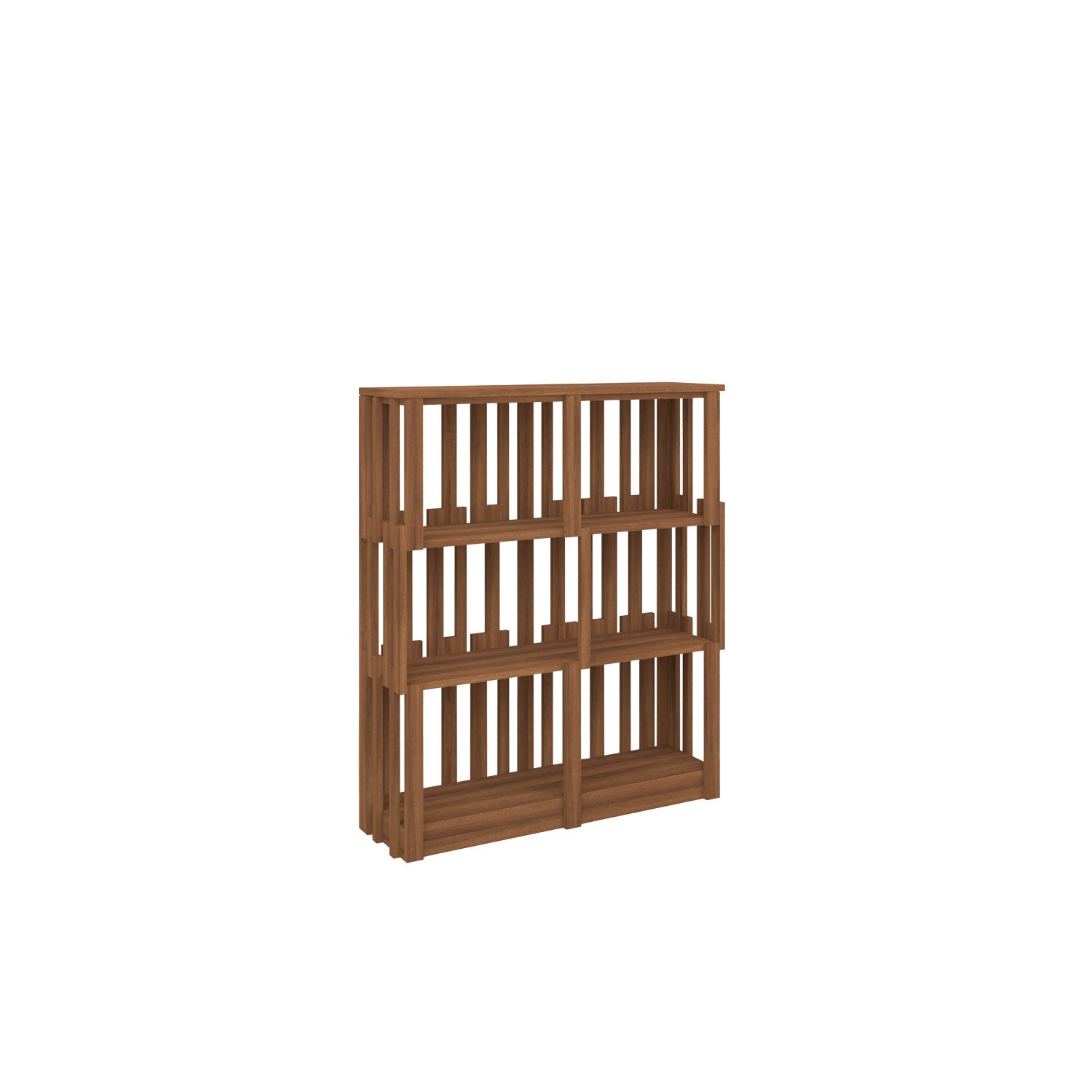Anca Low Bookcase Teak - W90cm