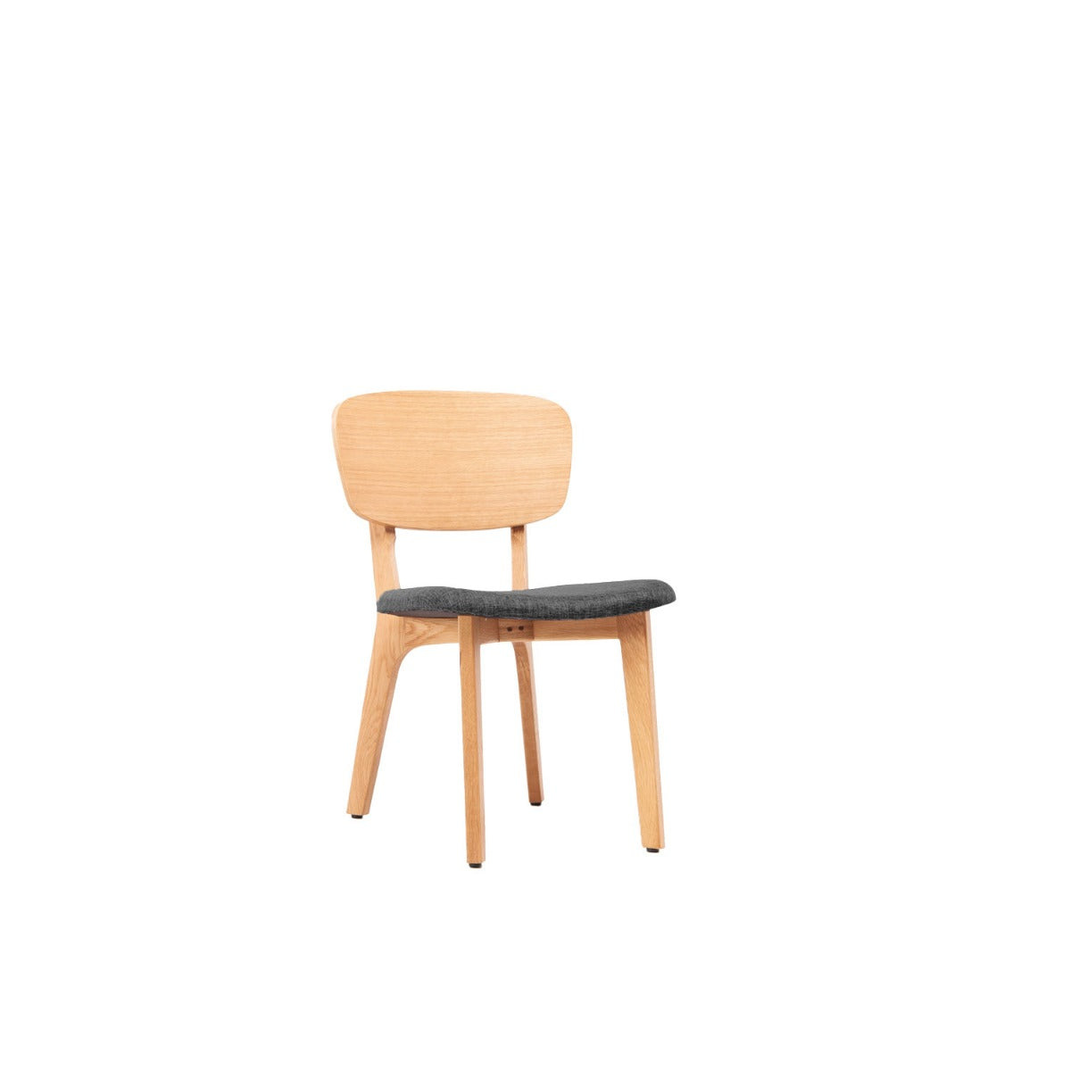 Ani Dining Chair - Oak / Karl Dark Grey