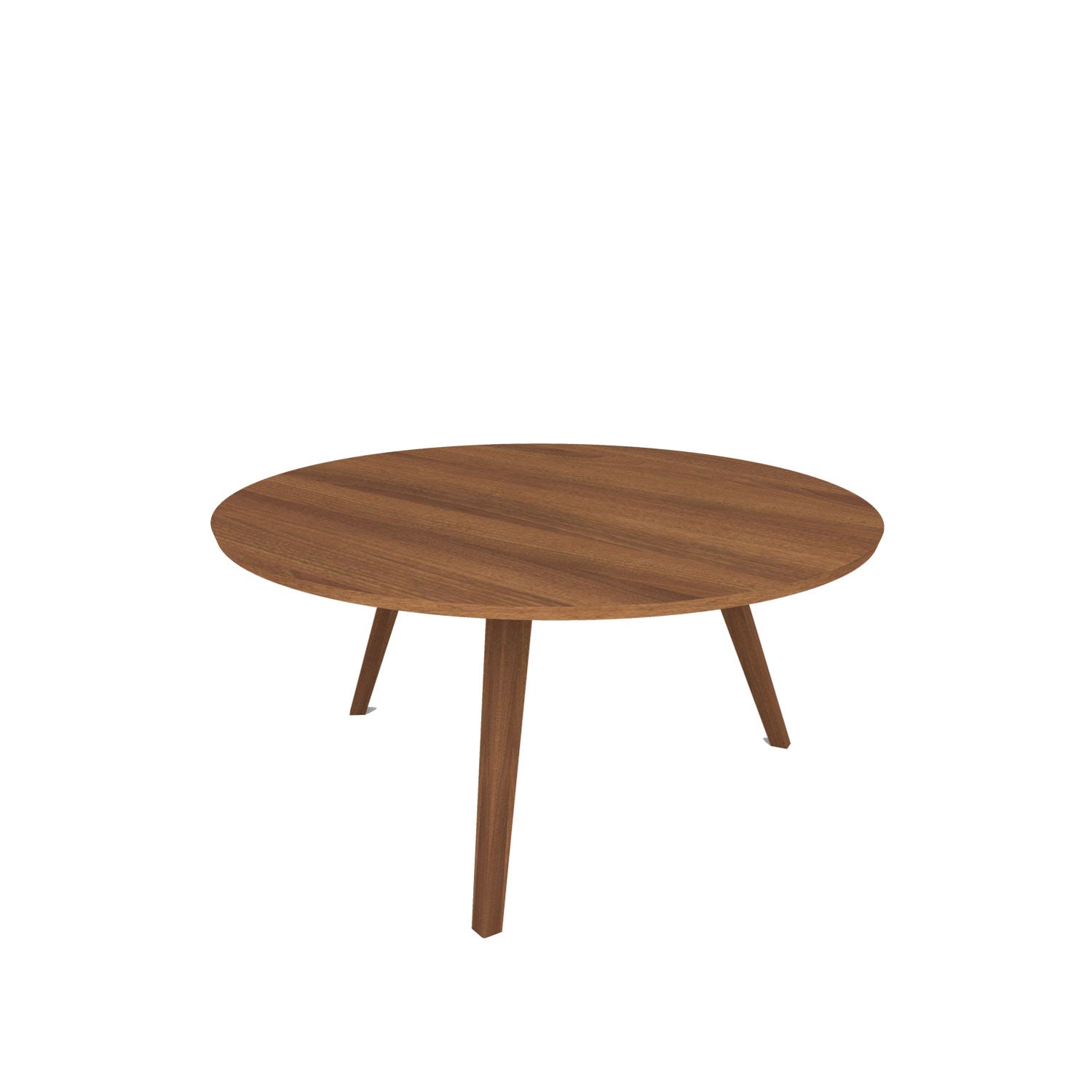 Aren 3 Legged Round Dining Table - Teak Amber