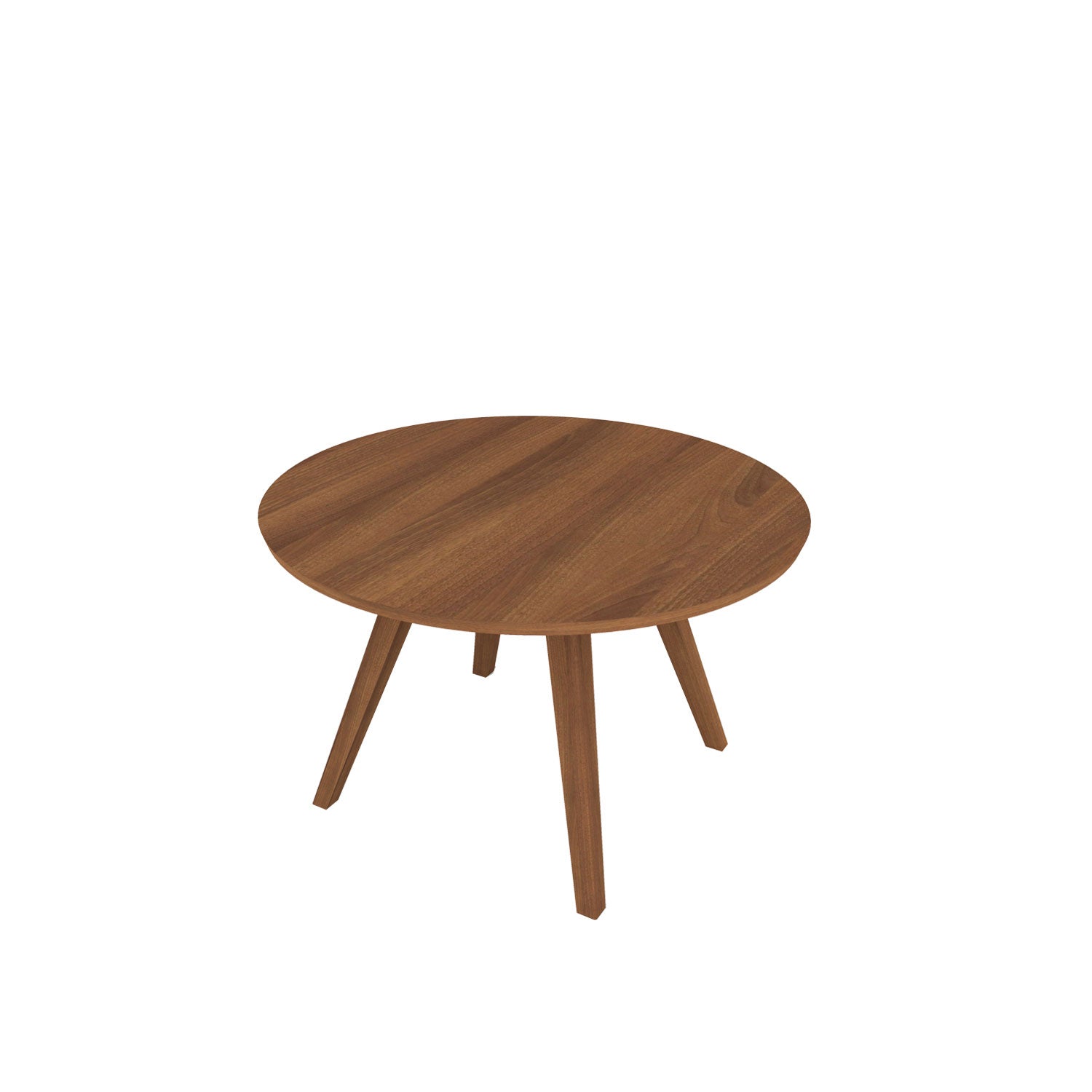 Aren 4 Legged Round Dining Table - Teak Amber