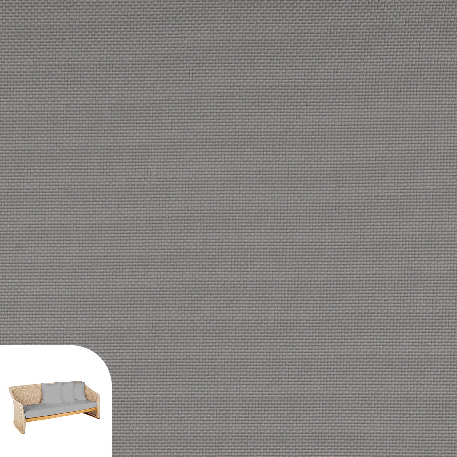 Aston Lounge Set Cushion Cover Replacement - Long Sofa / Olefin Grey